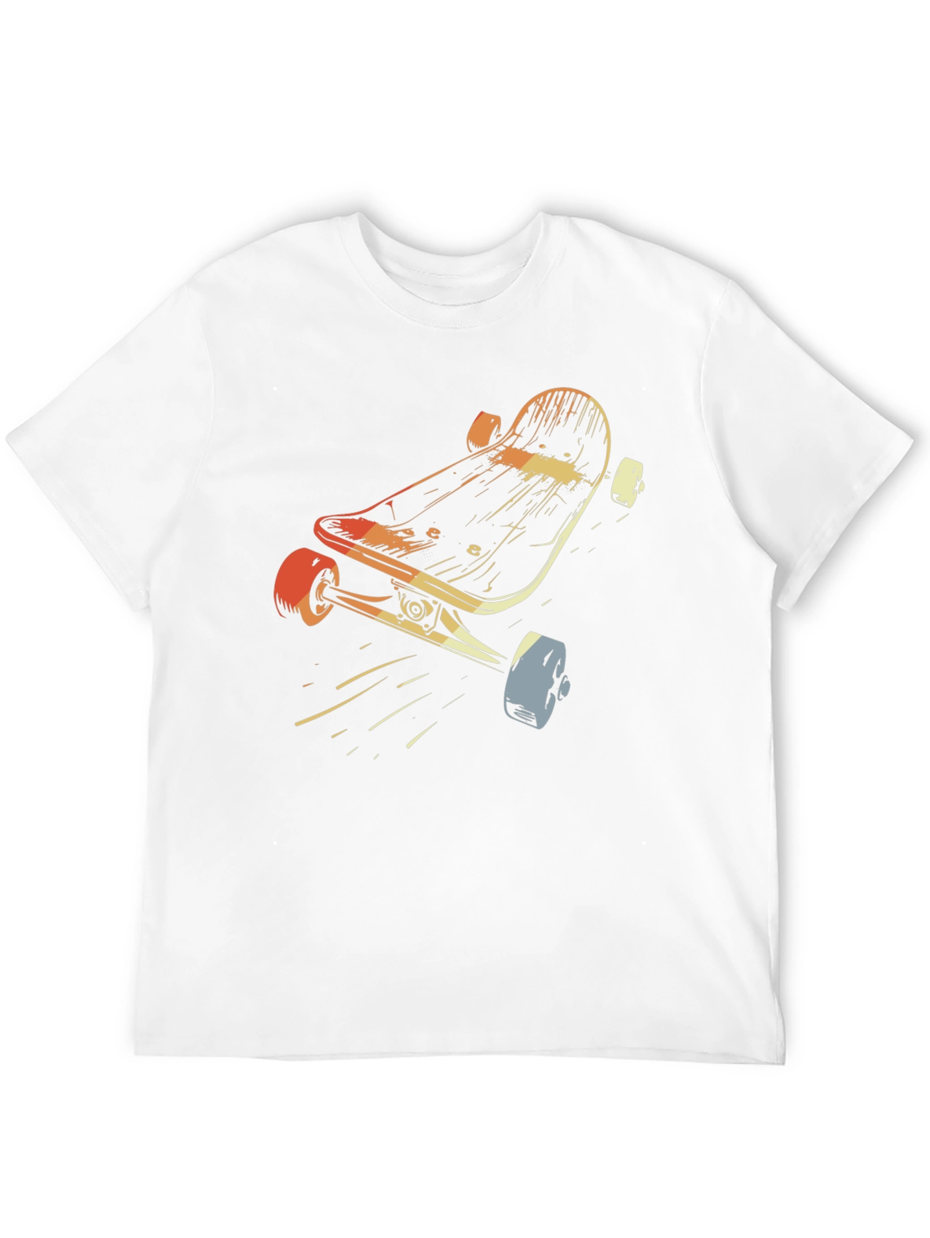 Retro Skateboard Graphic T-Shirt - Cool Skateboarding Design