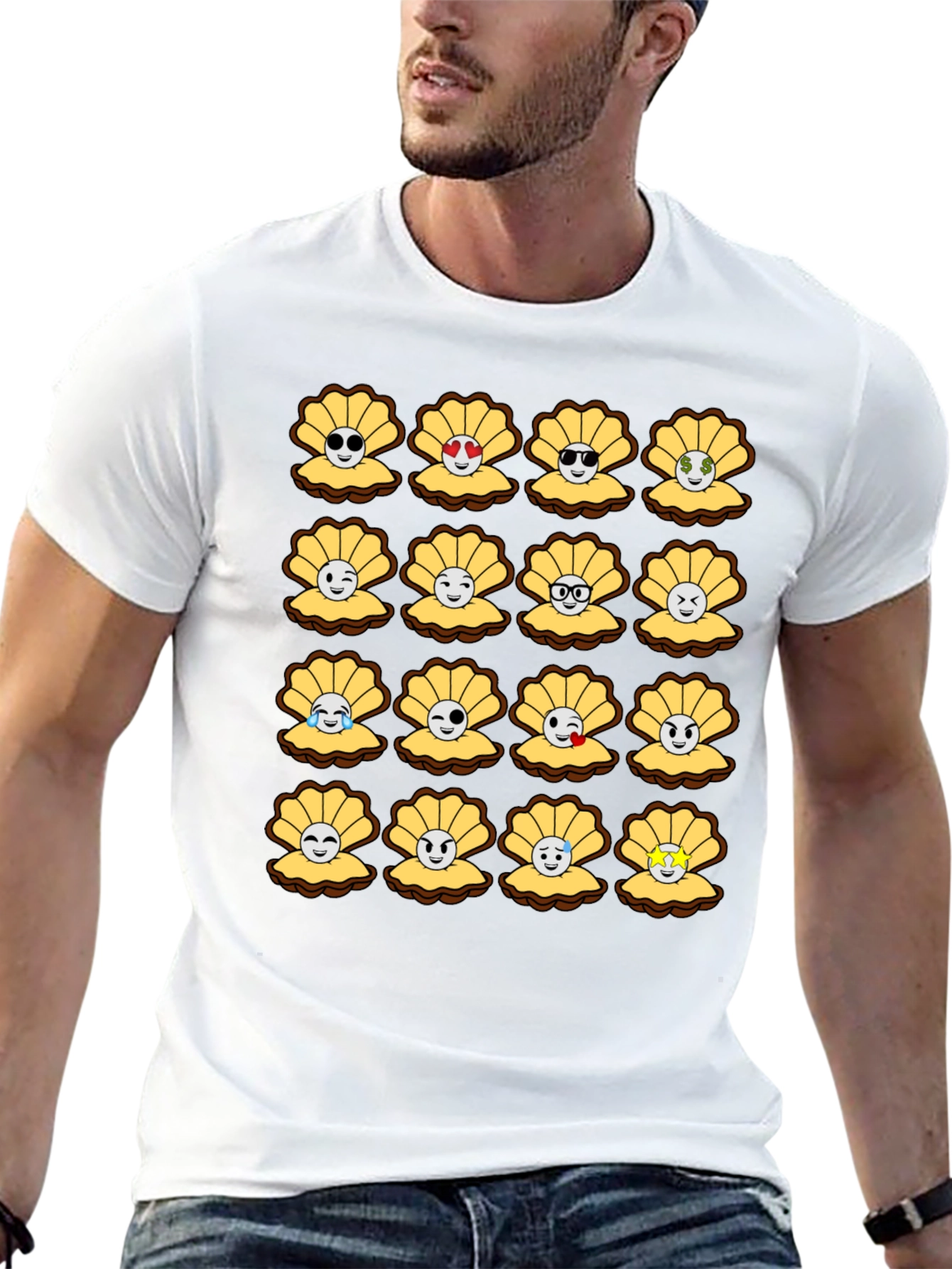 Emoji Seashells T-Shirt