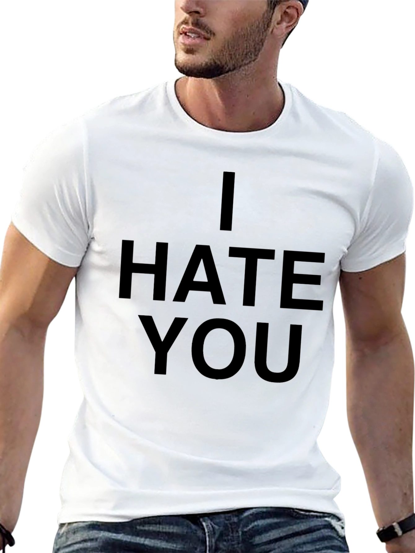 I Hate You Graphic Tee - Bold Statement Shirt