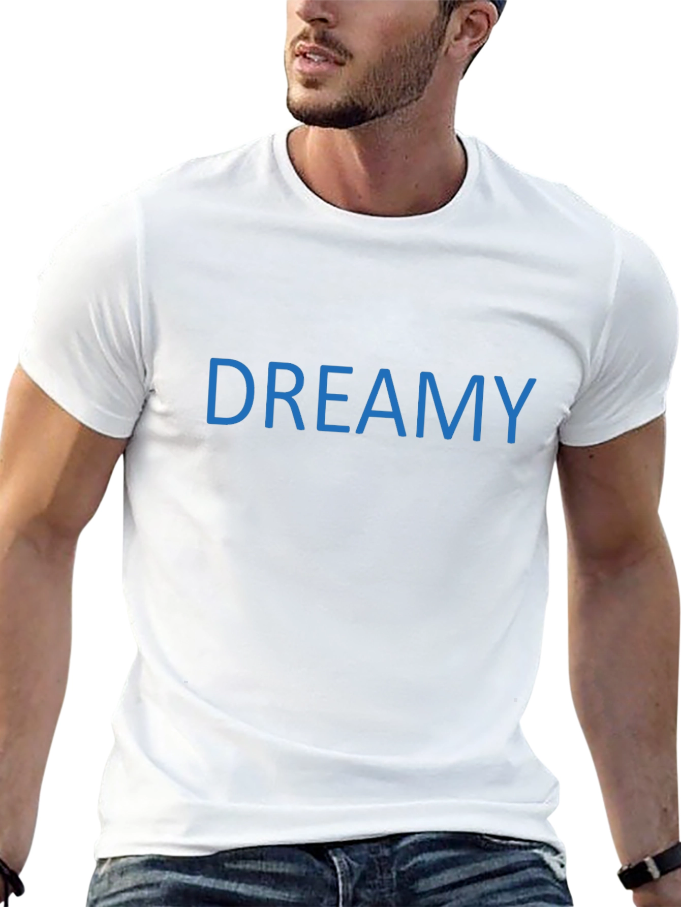 Dreamy Graphic Print Crew Neck T-Shirt