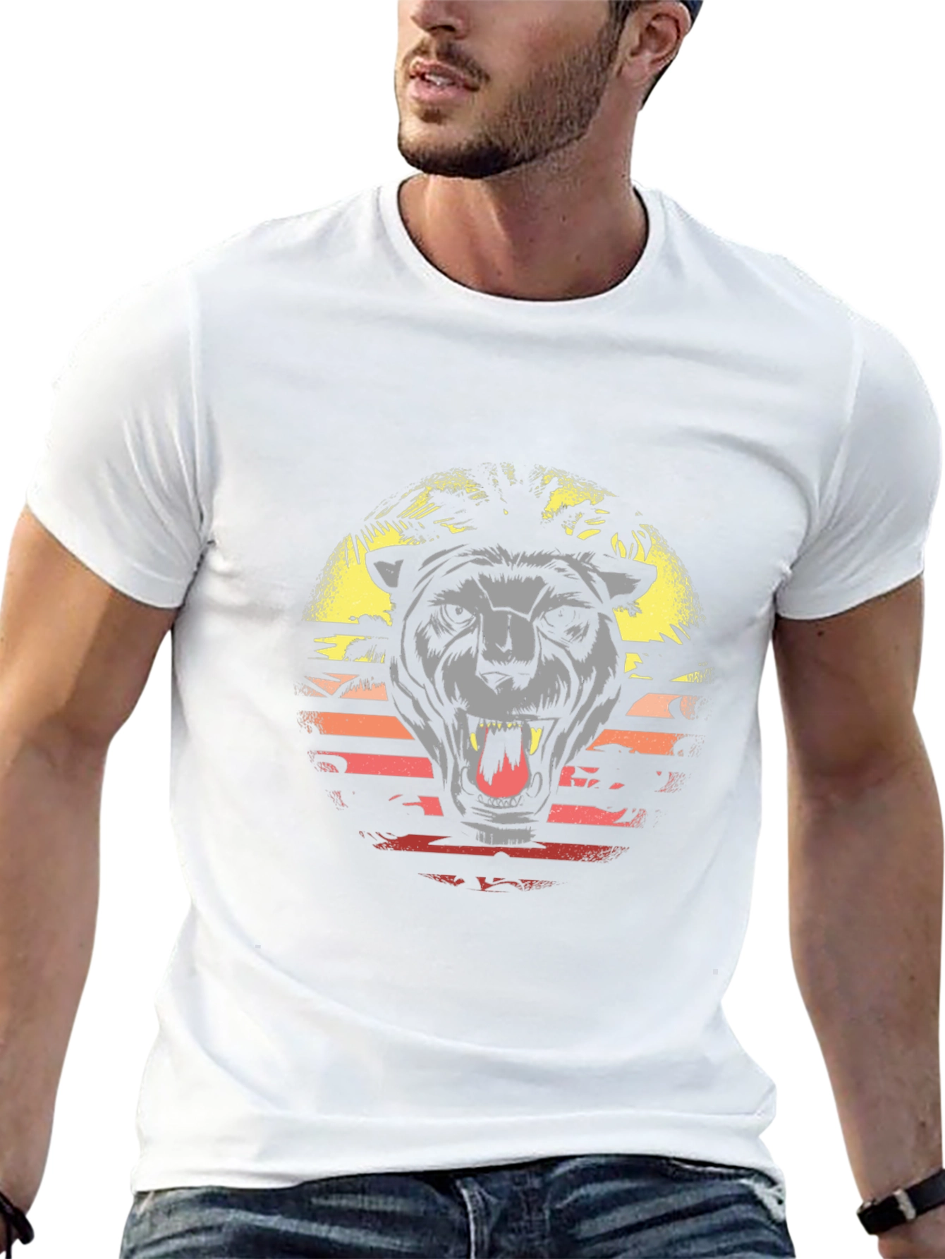 Tropical Panther Graphic Tee