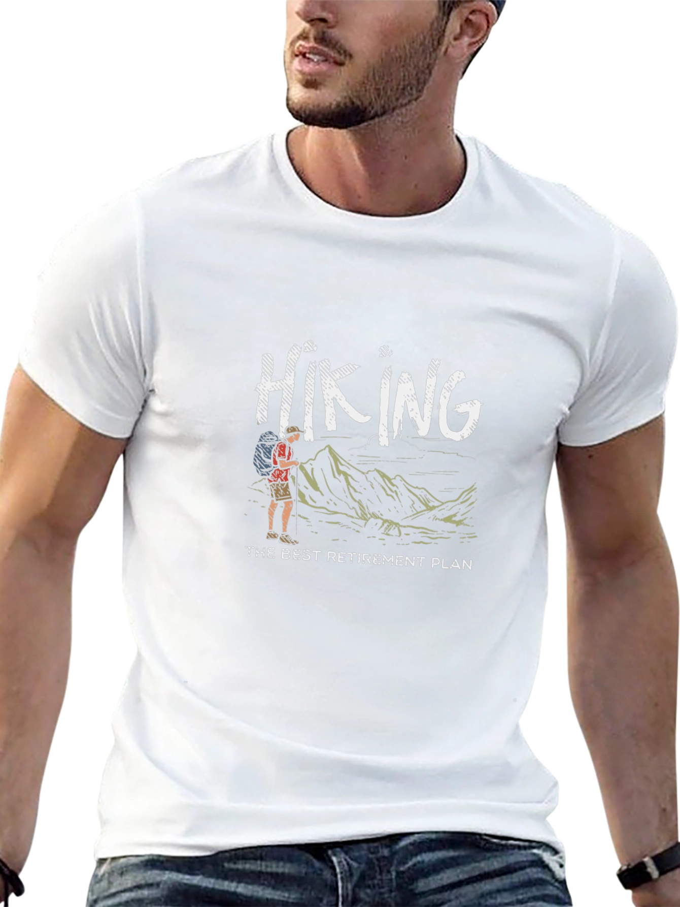 Hiking - The Best Retirement Plan Graphic Tee