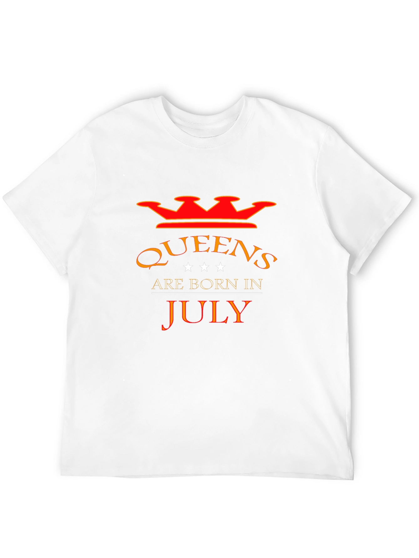 Queens Born in July Black T-Shirt