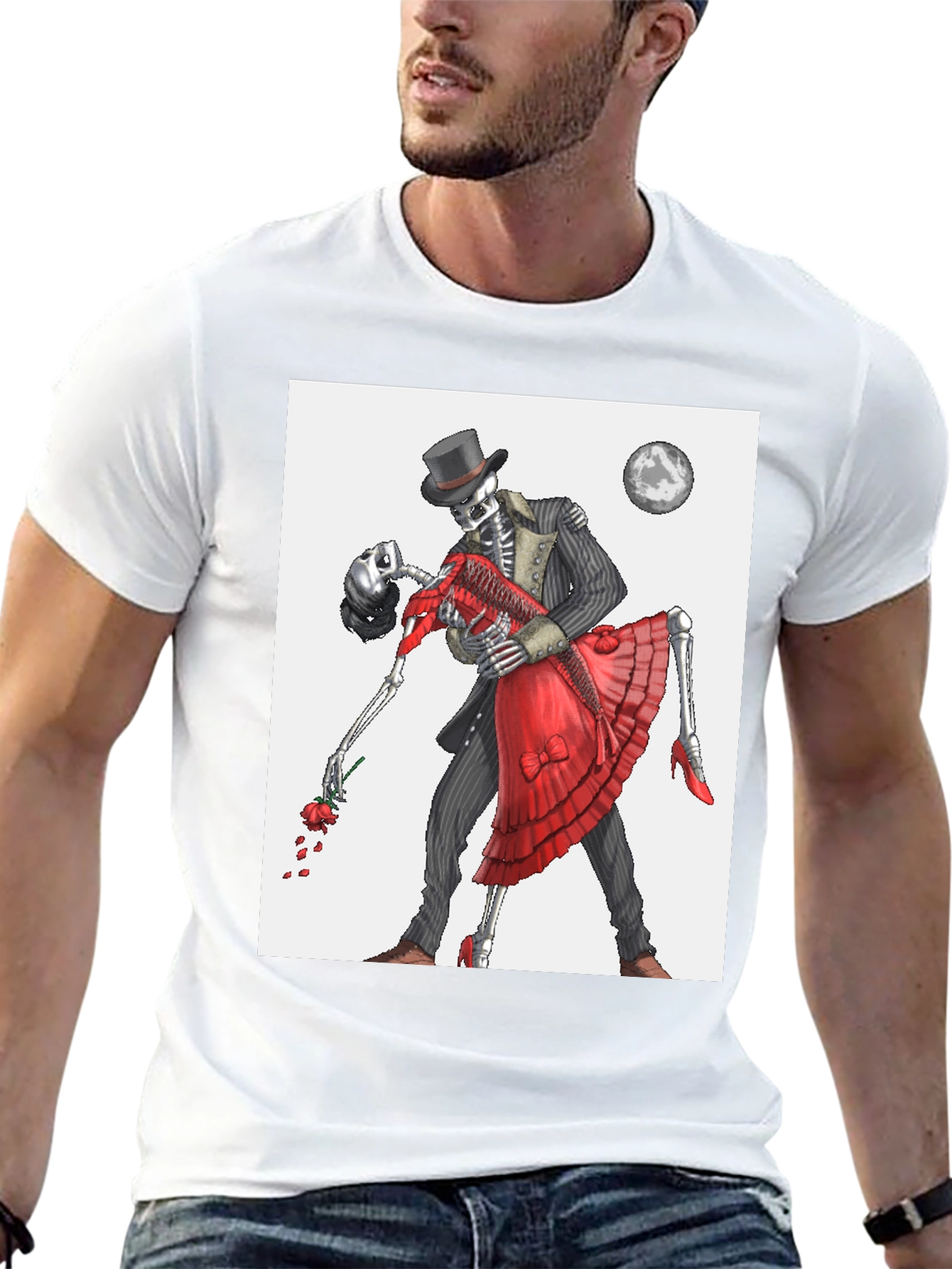 Skeleton Dance T-Shirt - Gothic Romance Tee