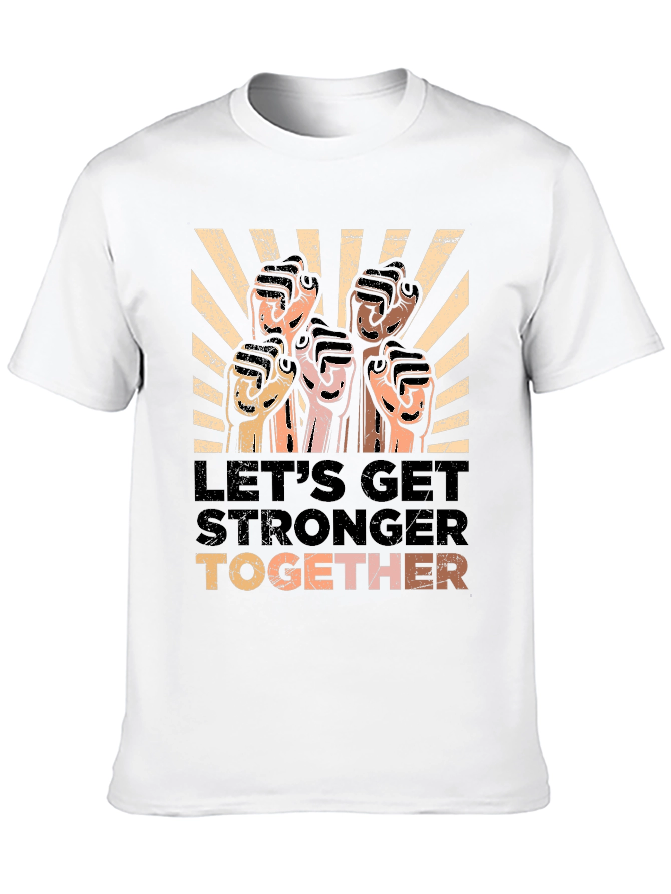 Stronger Together Graphic Tee - Unisex Crew Neck T-Shirt