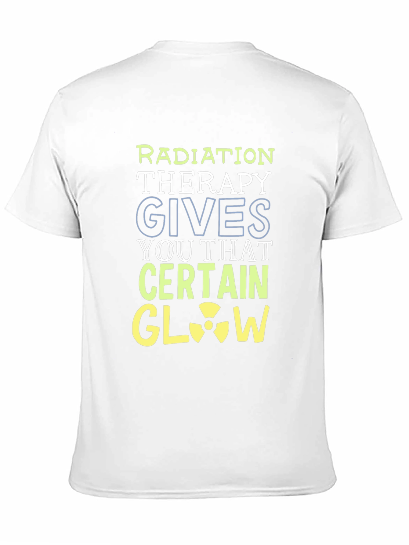 Radiation Therapy Glow Black Graphic T-Shirt