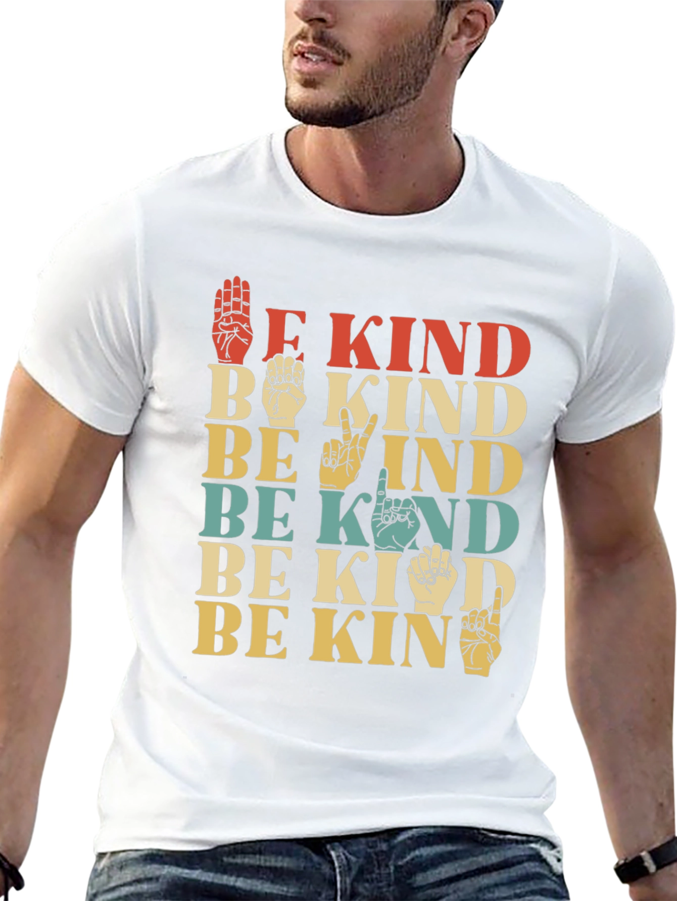 Be Kind Sign Language Graphic Tee