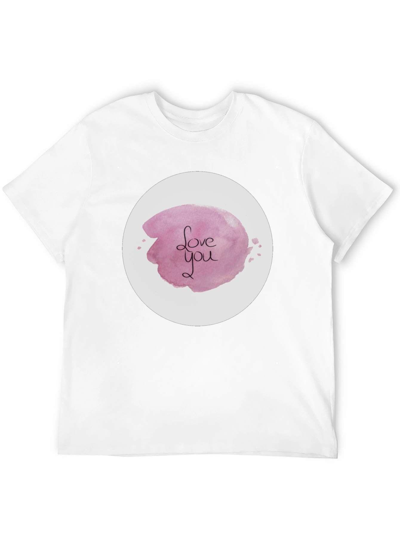 Love You Graphic Tee - Stylish Black Shirt