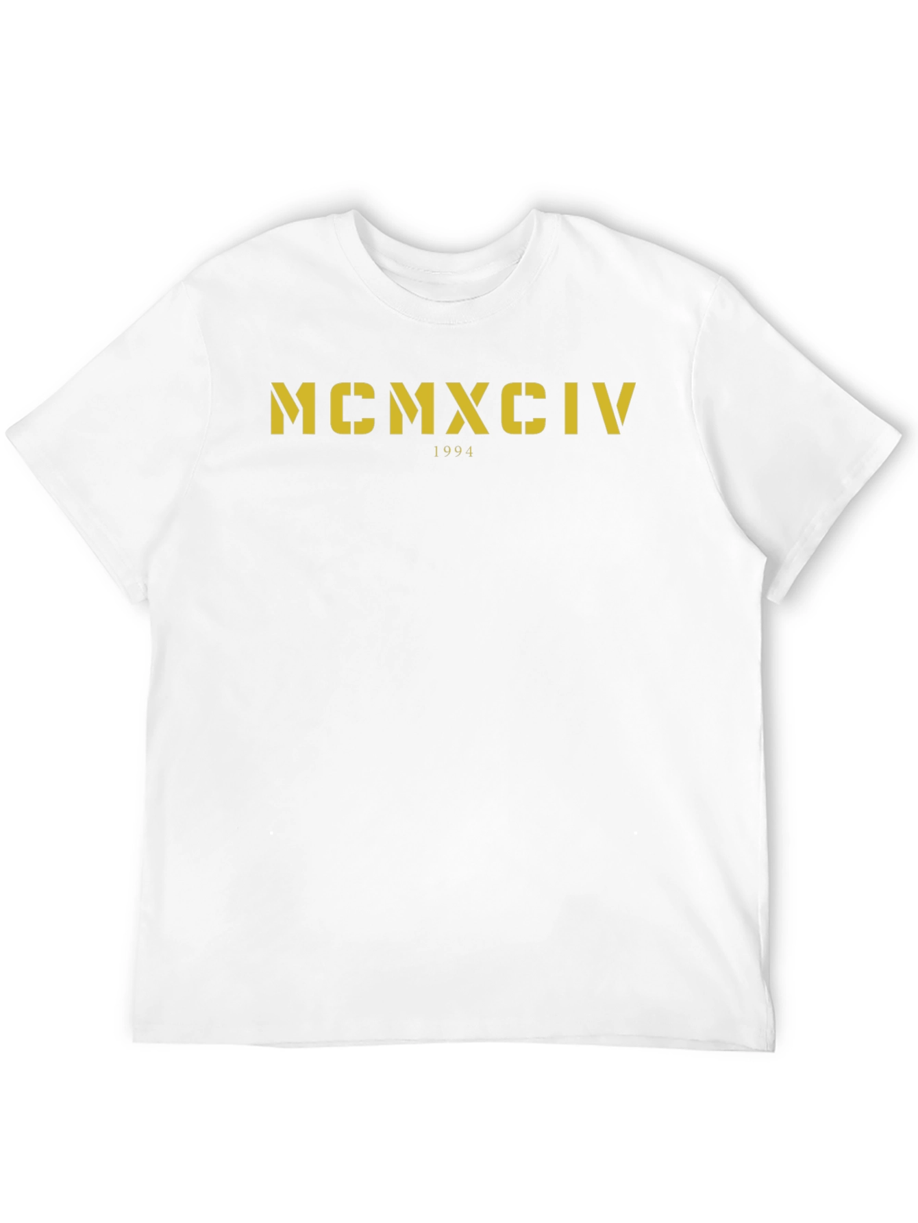 MCMXCIV 1994 Graphic T-Shirt Black Casual Wear