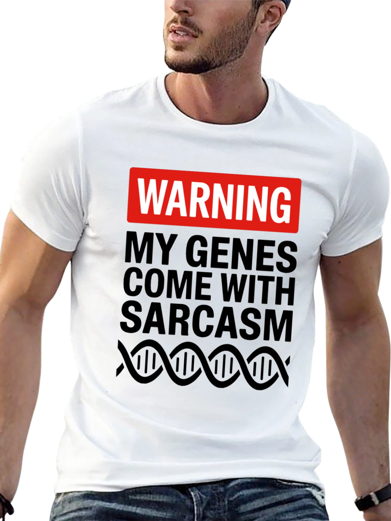 Warning Sarcasm Genes T-Shirt