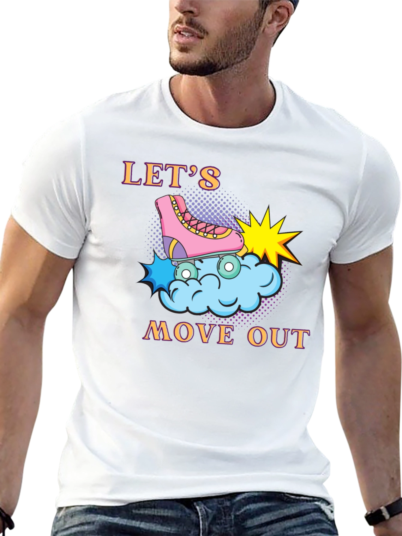 Lets Move Out Graphic T-Shirt