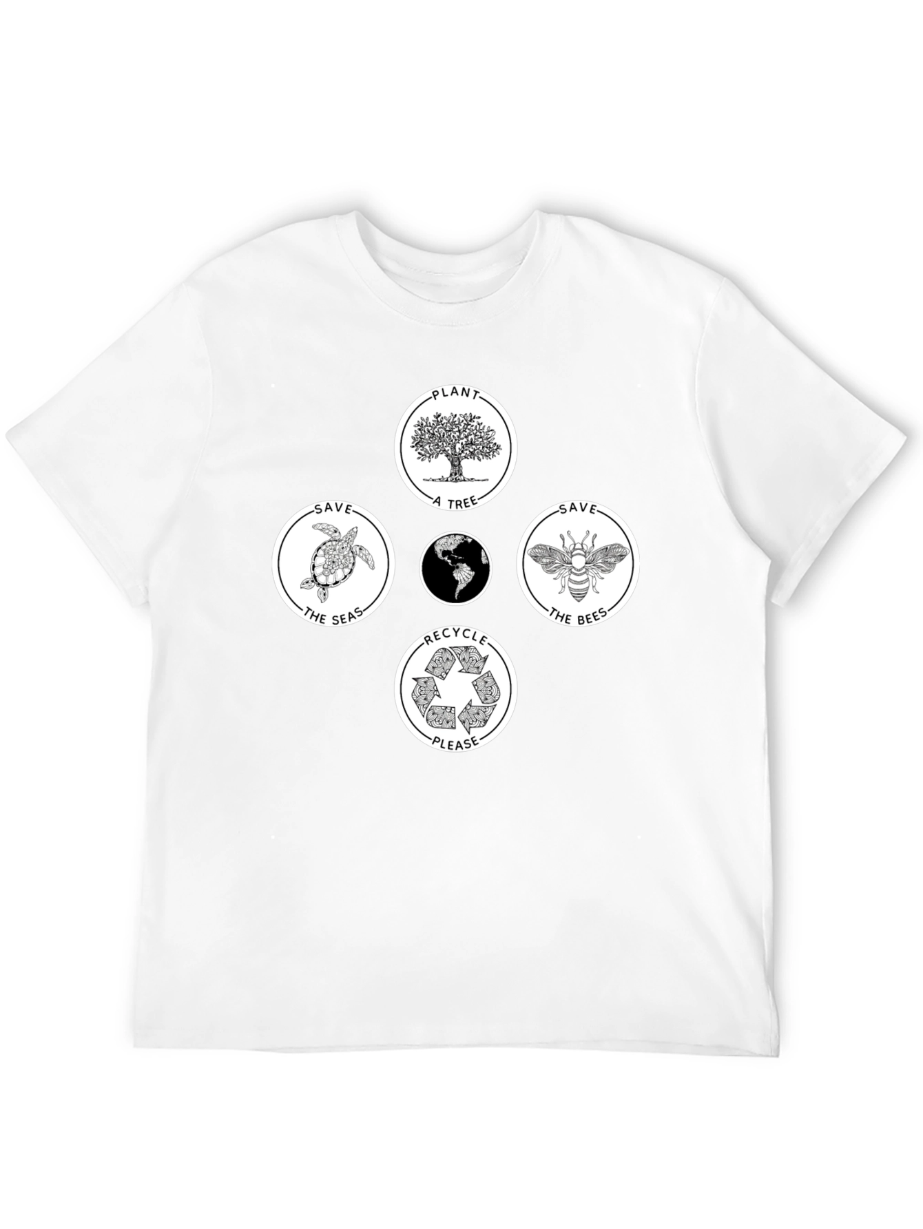 Eco-Friendly Graphic Tee - Save Our Planet