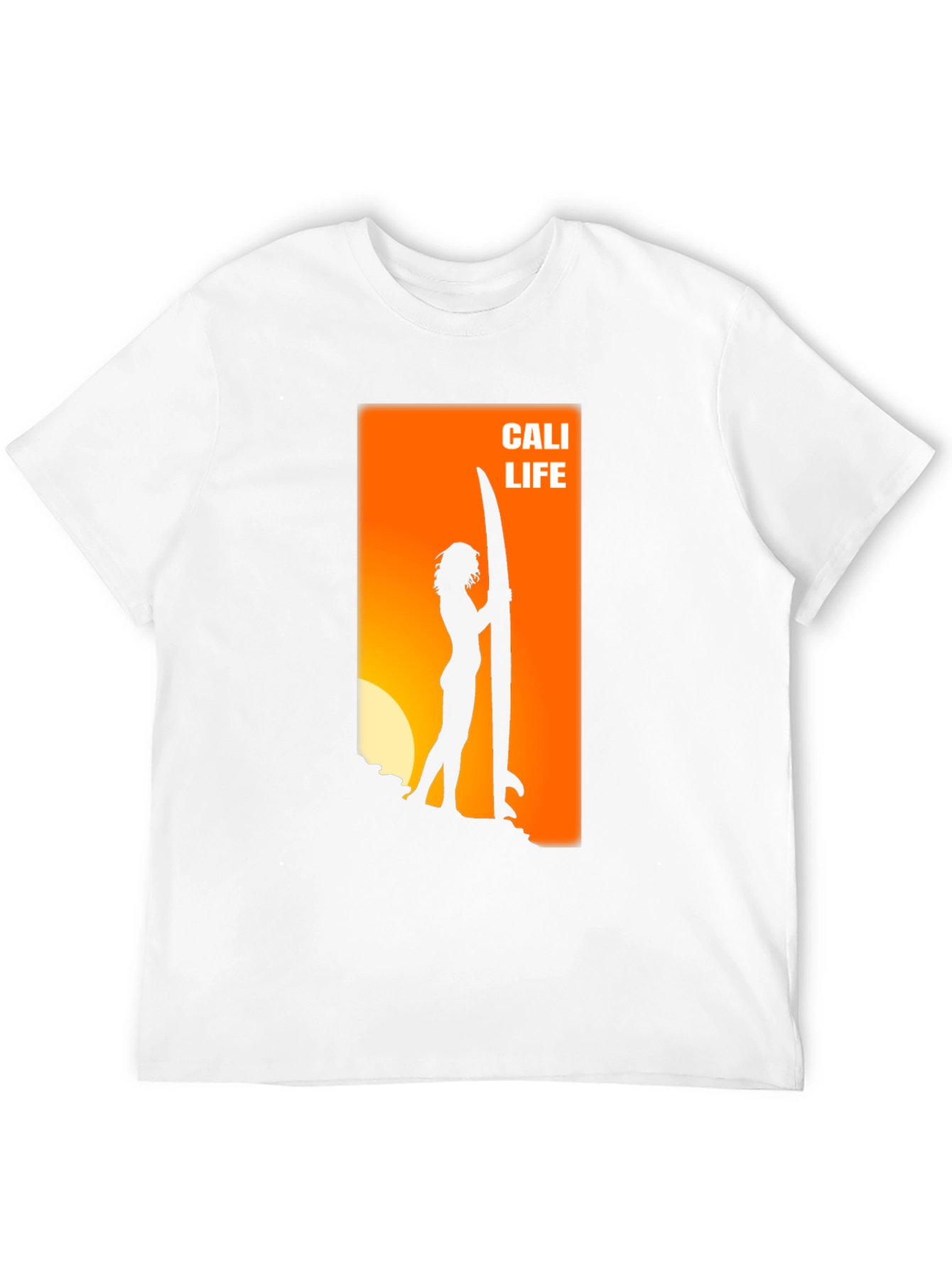 Cali Life Surfer Graphic Tee - Black