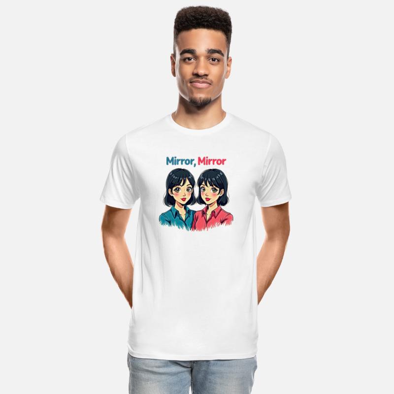 Two Anime Girls with Mirror Effect