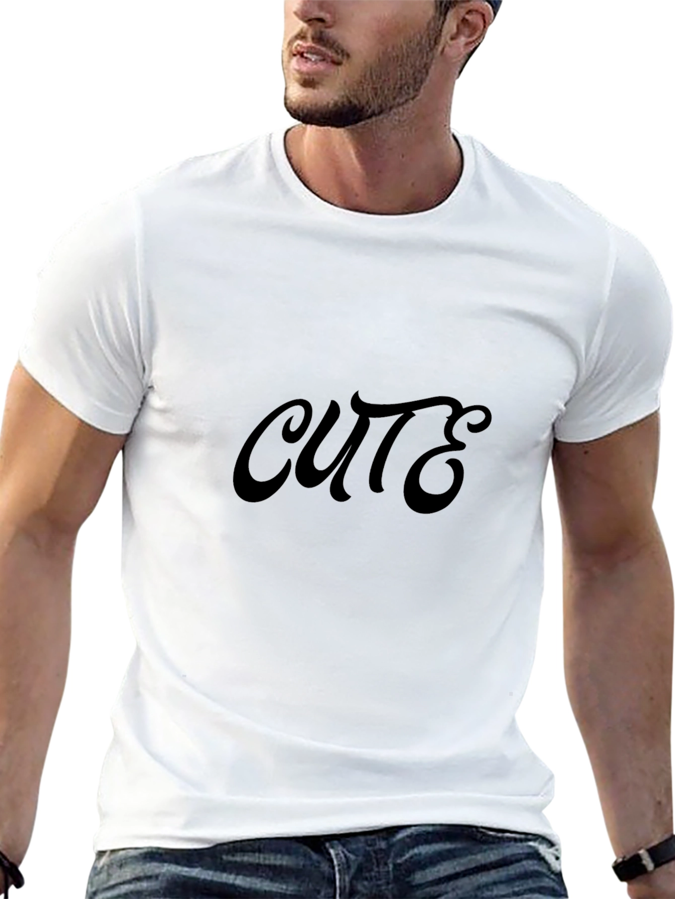 Cute Black T-Shirt - Stylish & Comfortable
