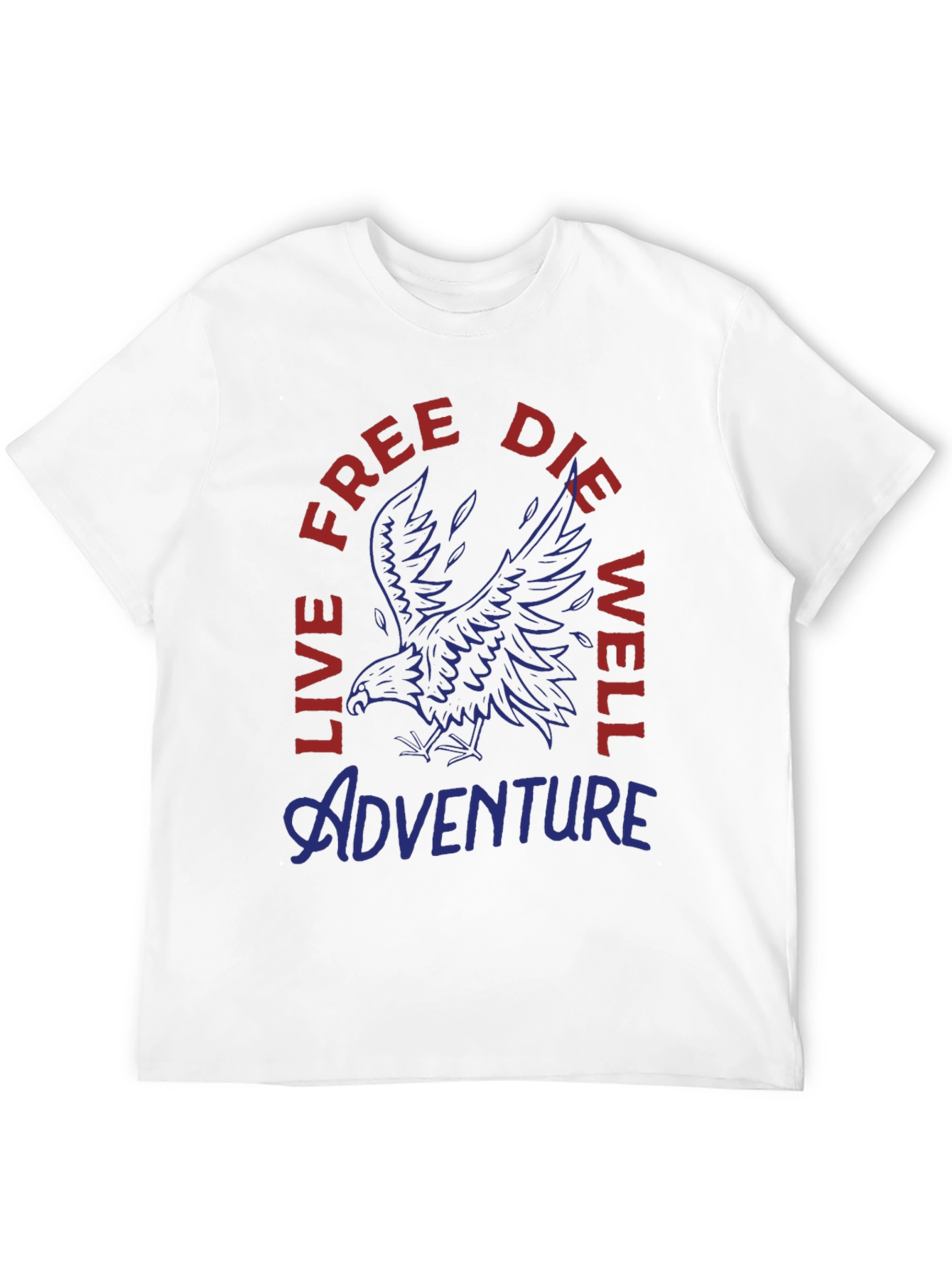 Adventure Eagle Graphic Print Mens T-Shirt