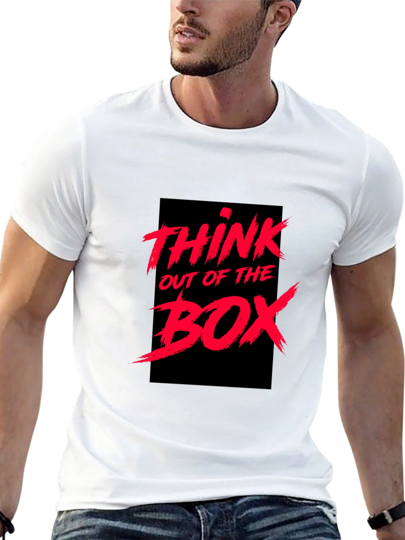 Think Out of The Box Graphic T-Shirt