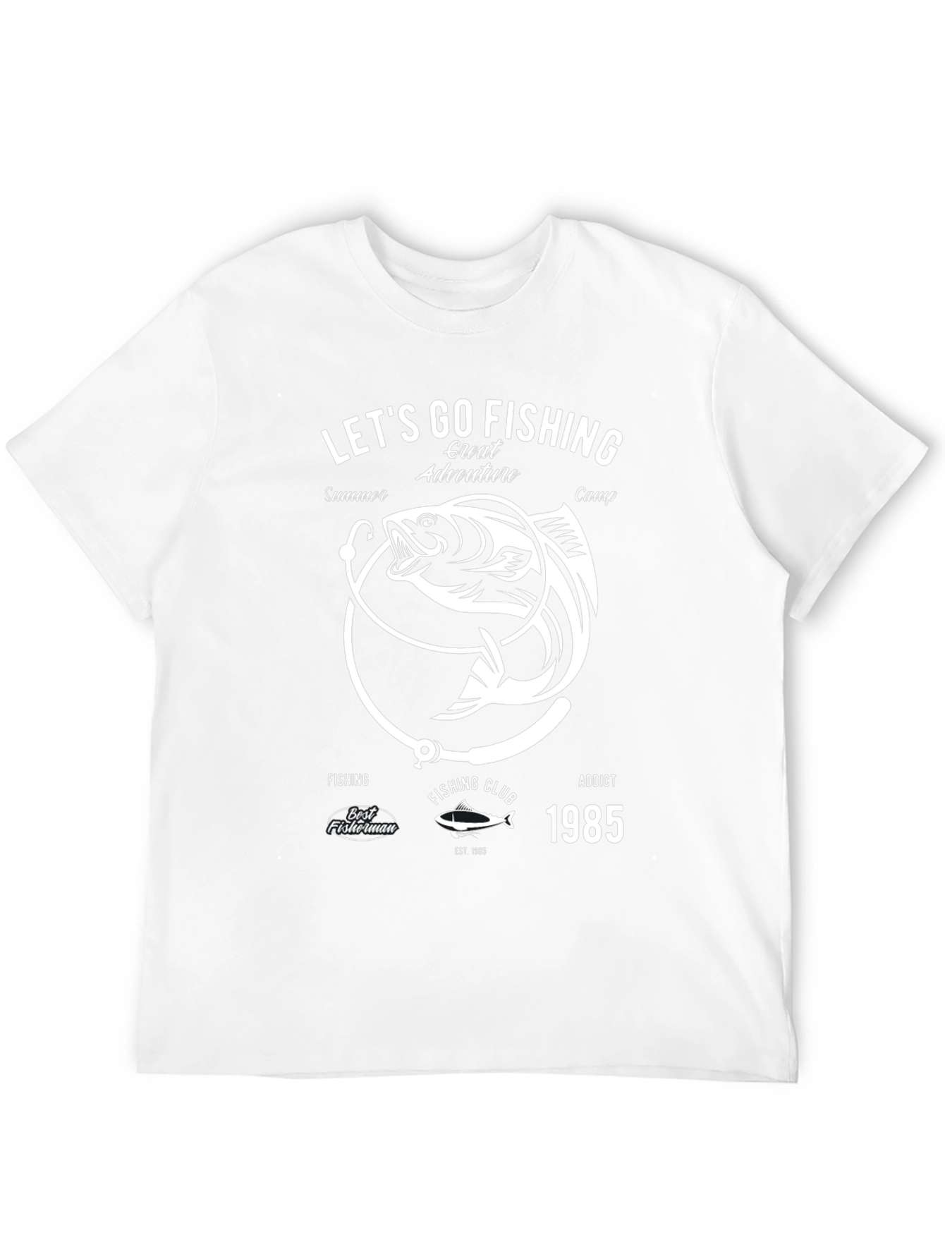 Lets Go Fishing Graphic T-Shirt