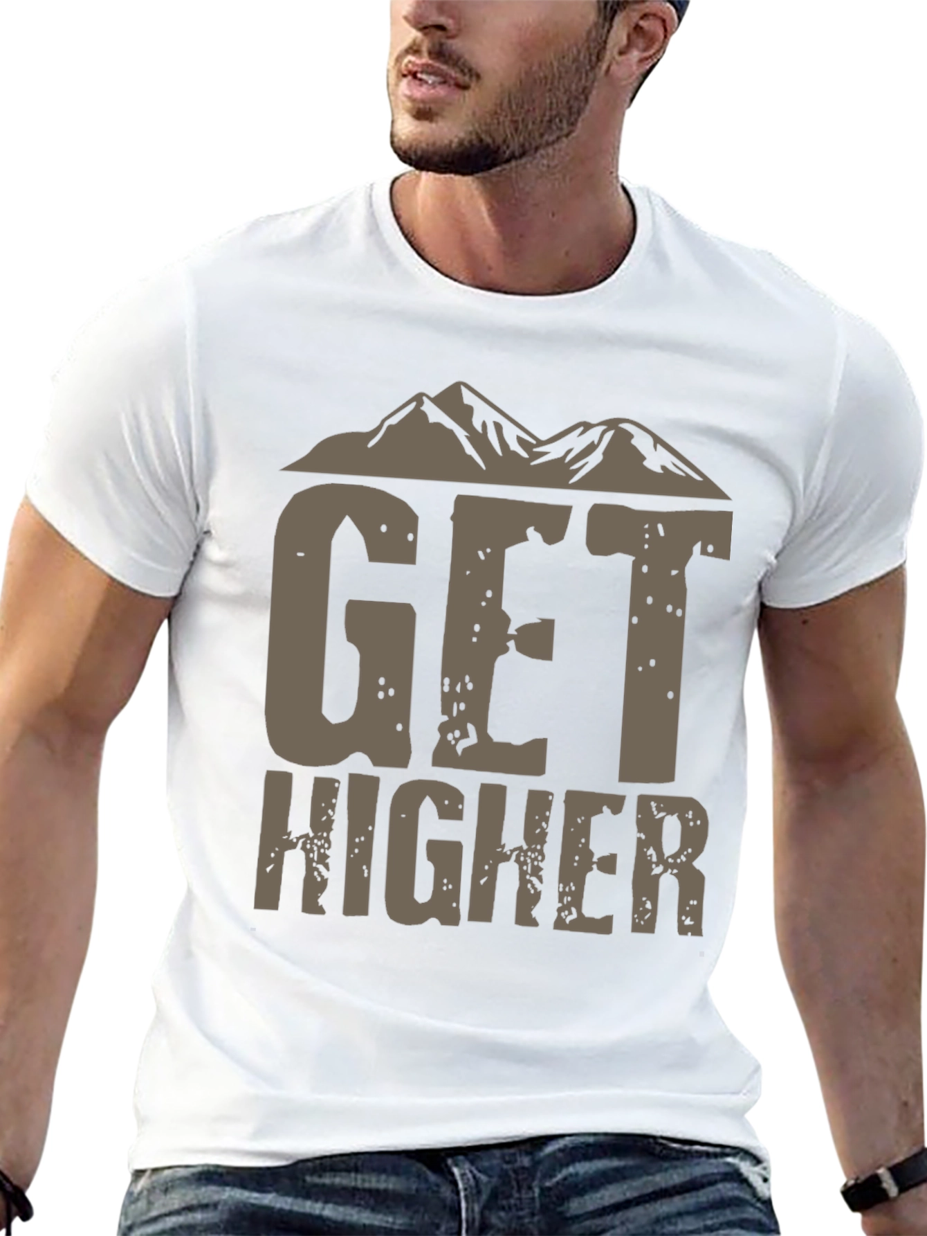 Get Higher Mountain T-Shirt - Adventure Tee