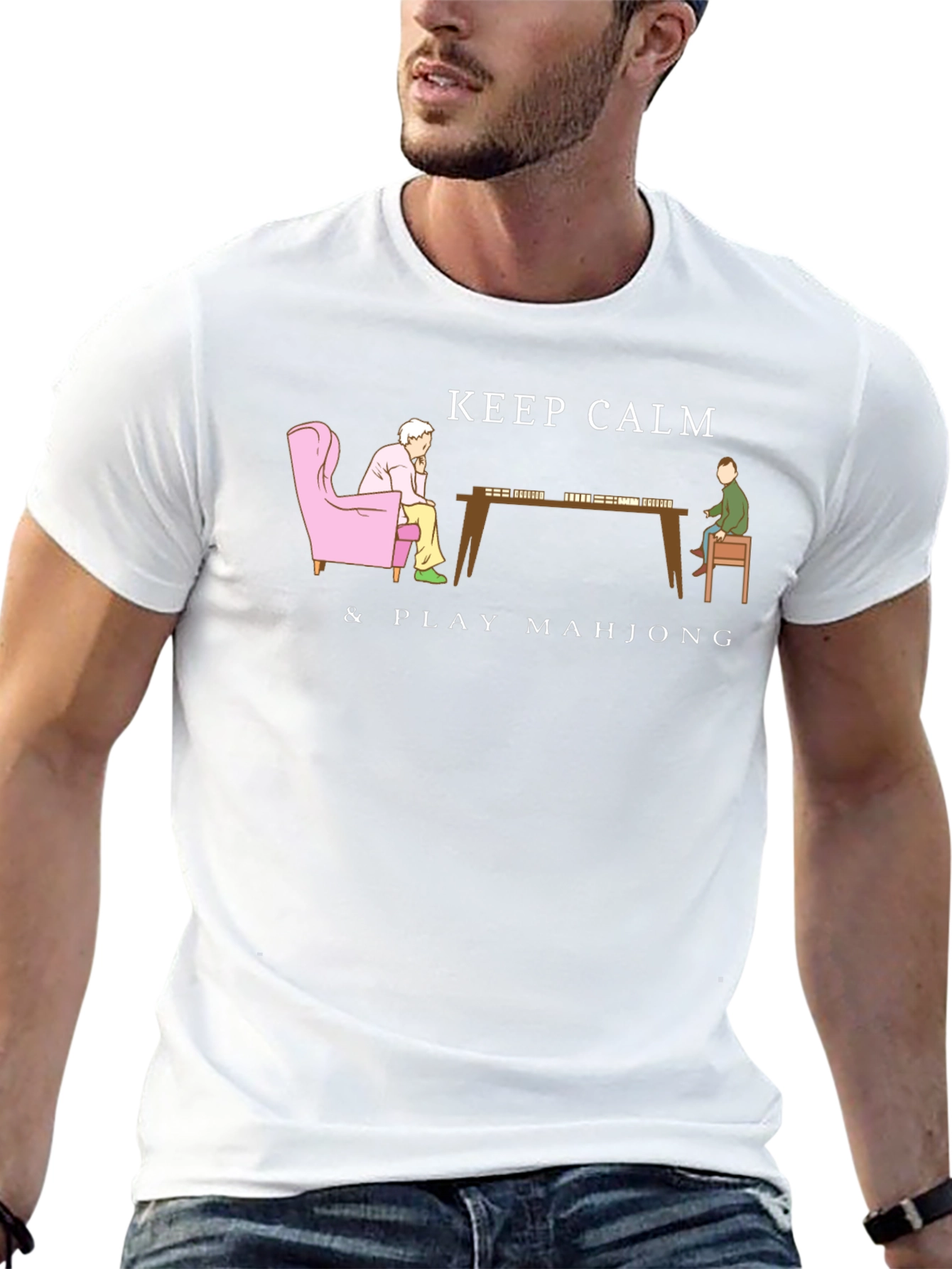 Keep Calm & Play Mahjong T-Shirt
