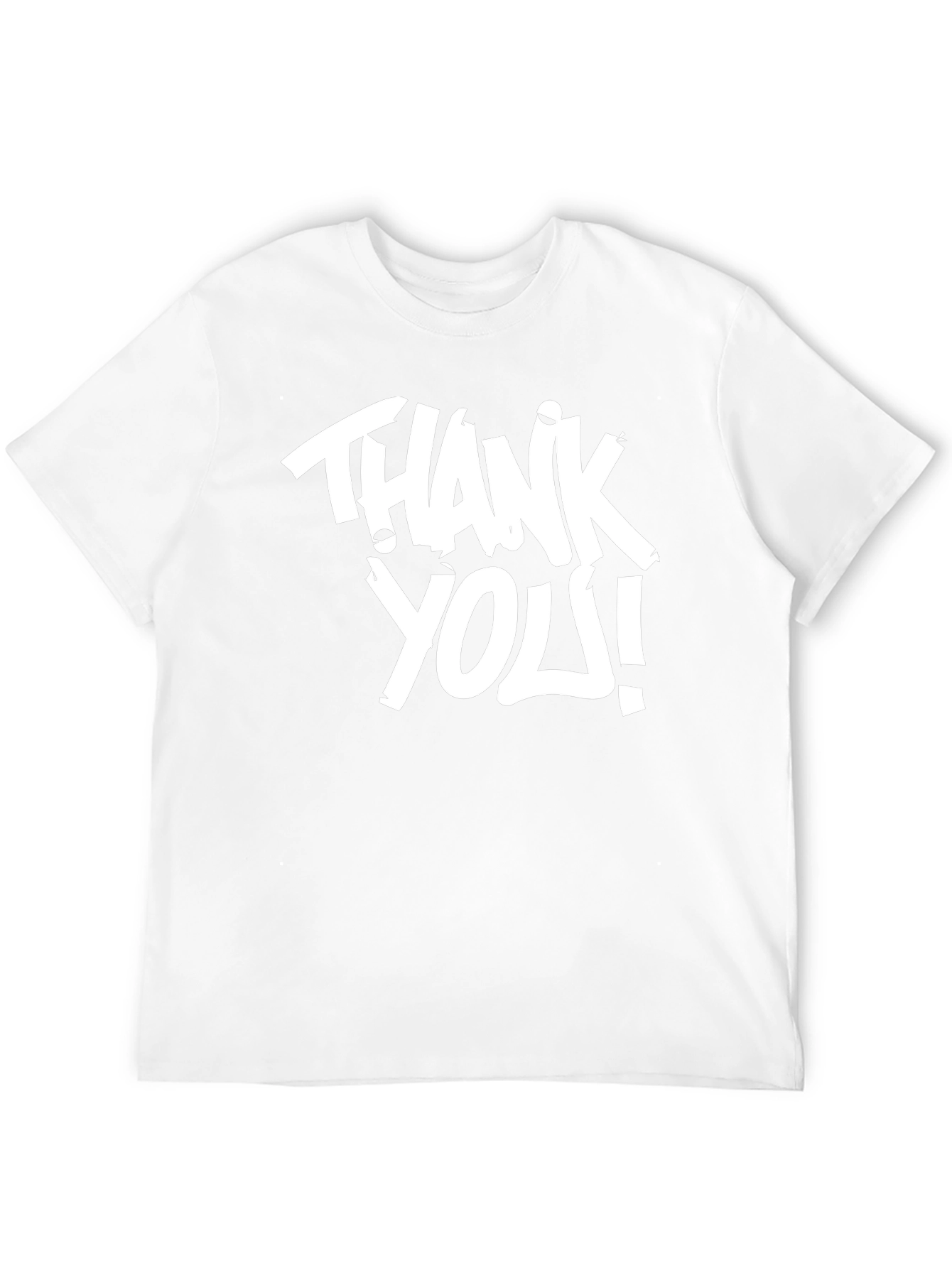 Thank You Graphic Black T-Shirt