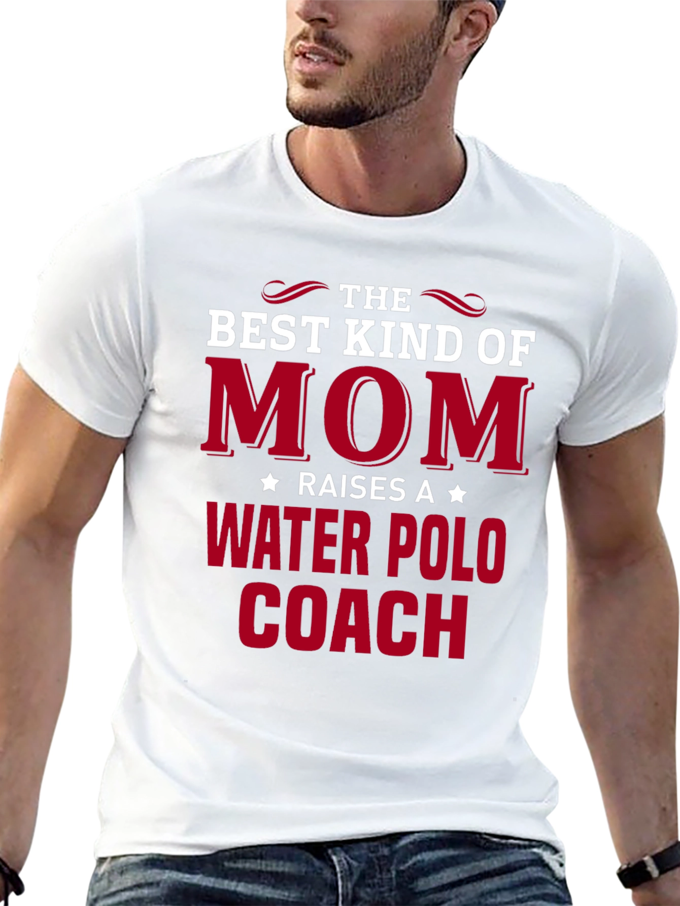 Best Kind of Mom Water Polo Coach T-Shirt