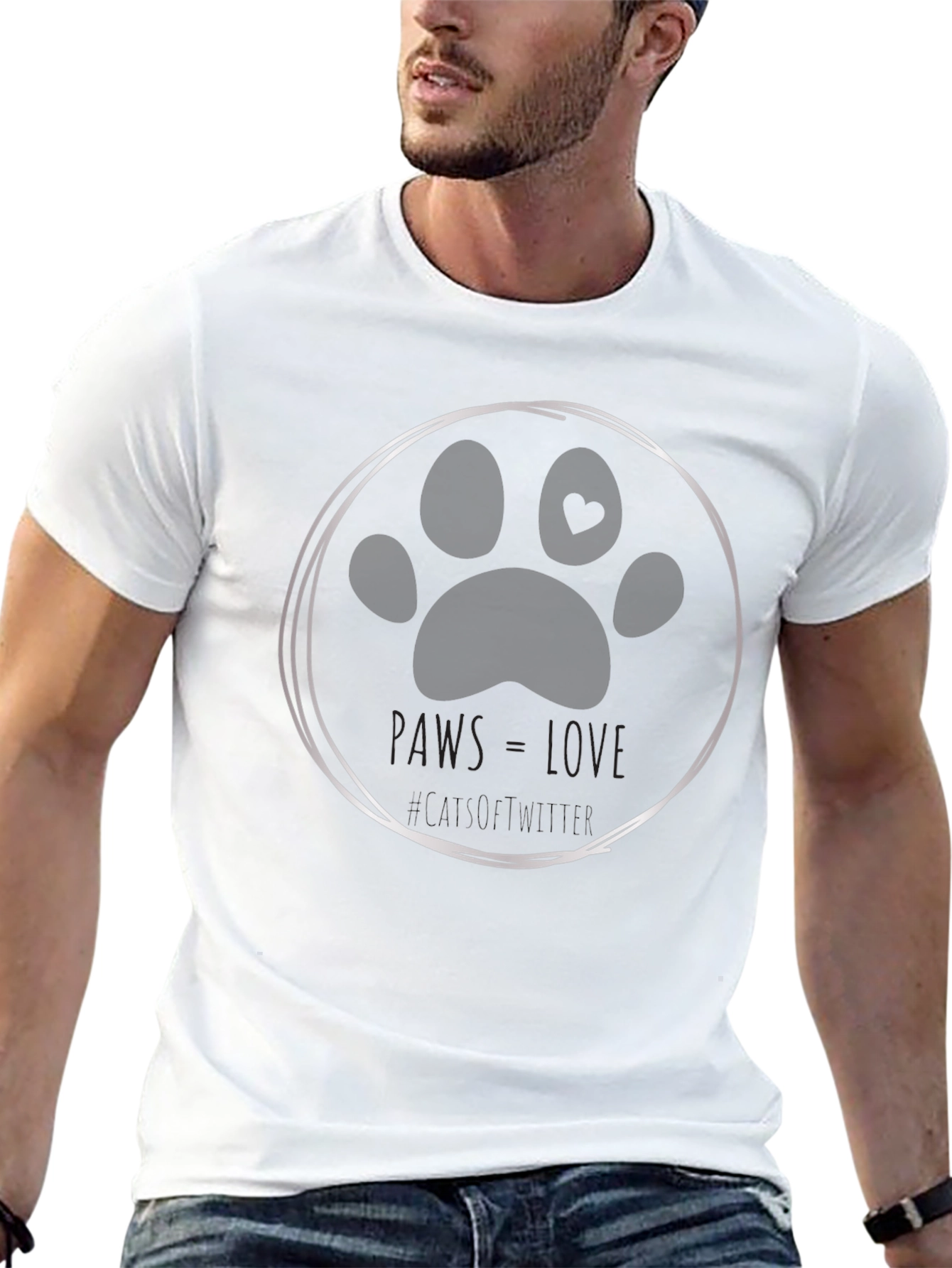 Paws-Love Cat T-Shirt
