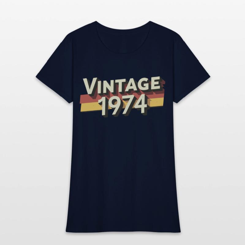 Vintage 1974 50th Birthday T-Shirt - Perfect Gift