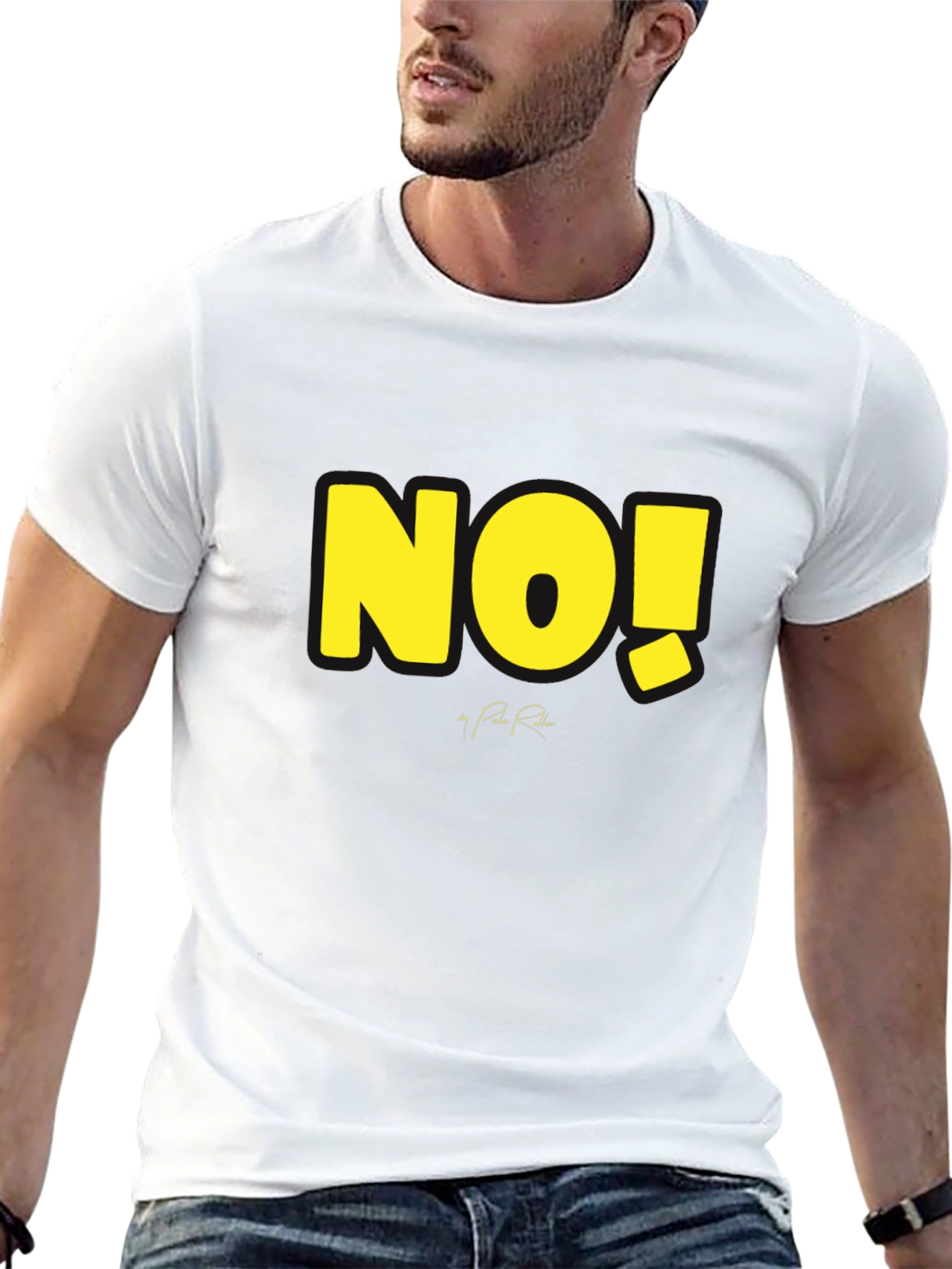 Bold NO! Graphic Tee - Statement Style