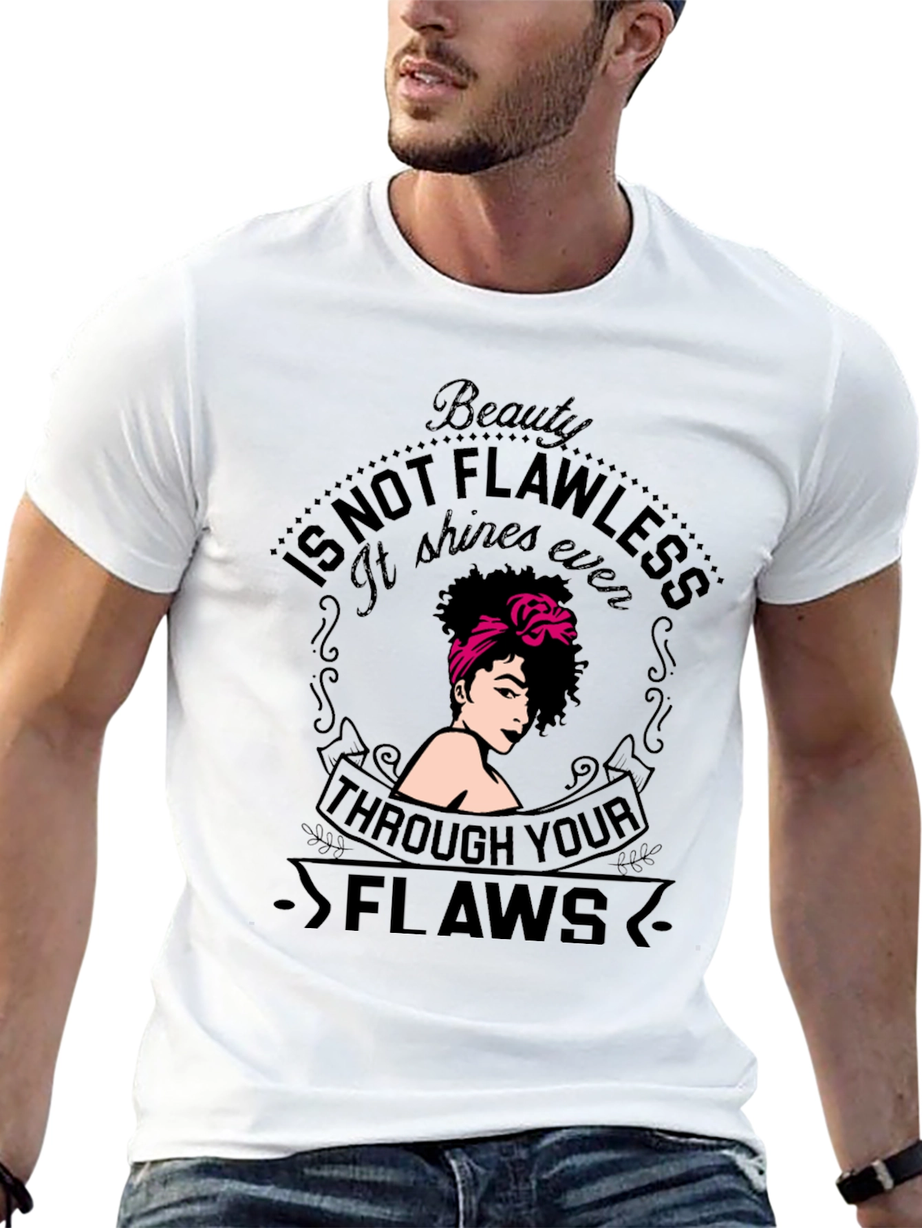 Beauty Through Flaws Graphic T-Shirt