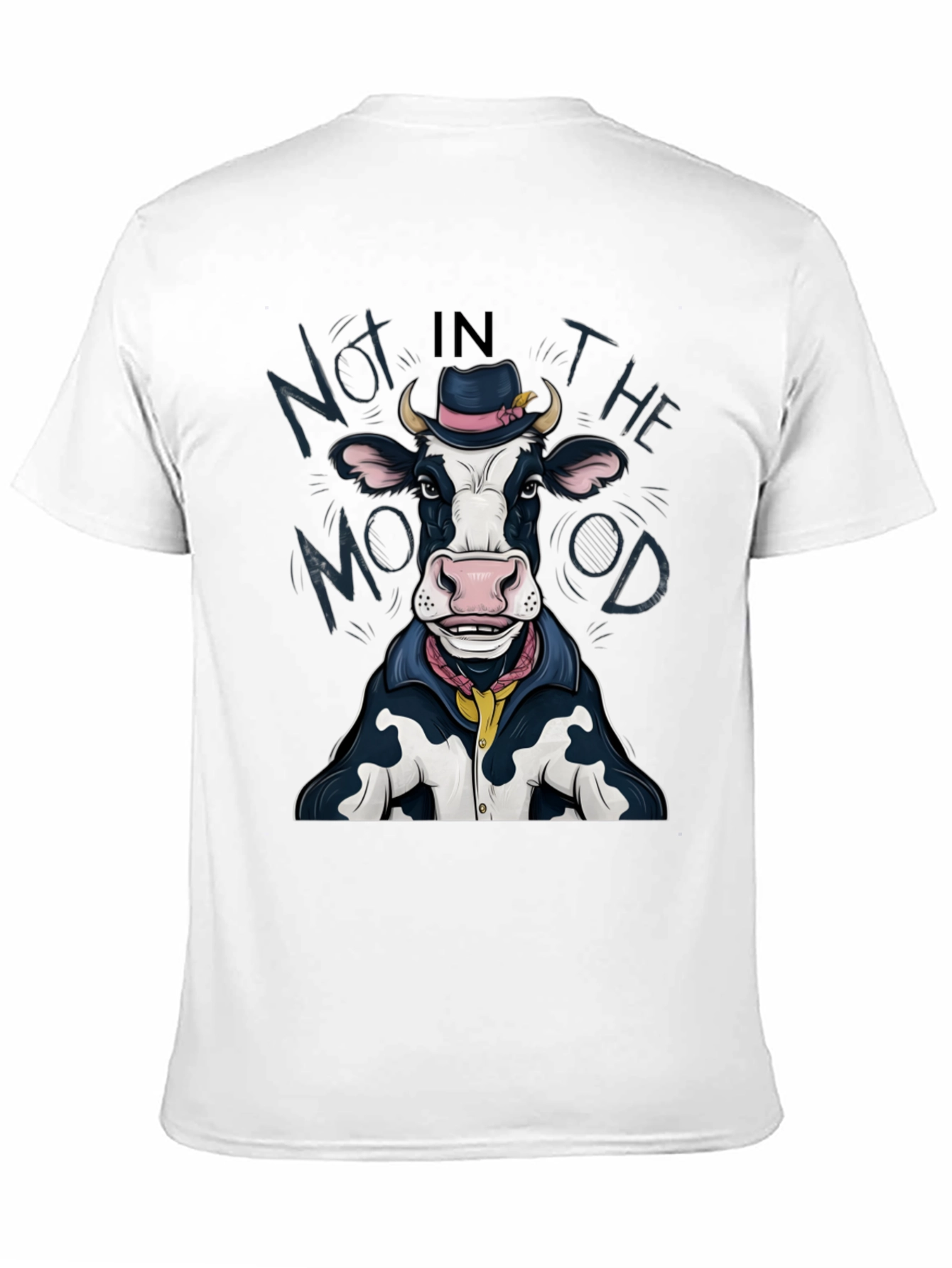 Funny Cow Graphic Tee - Not in the Mood
