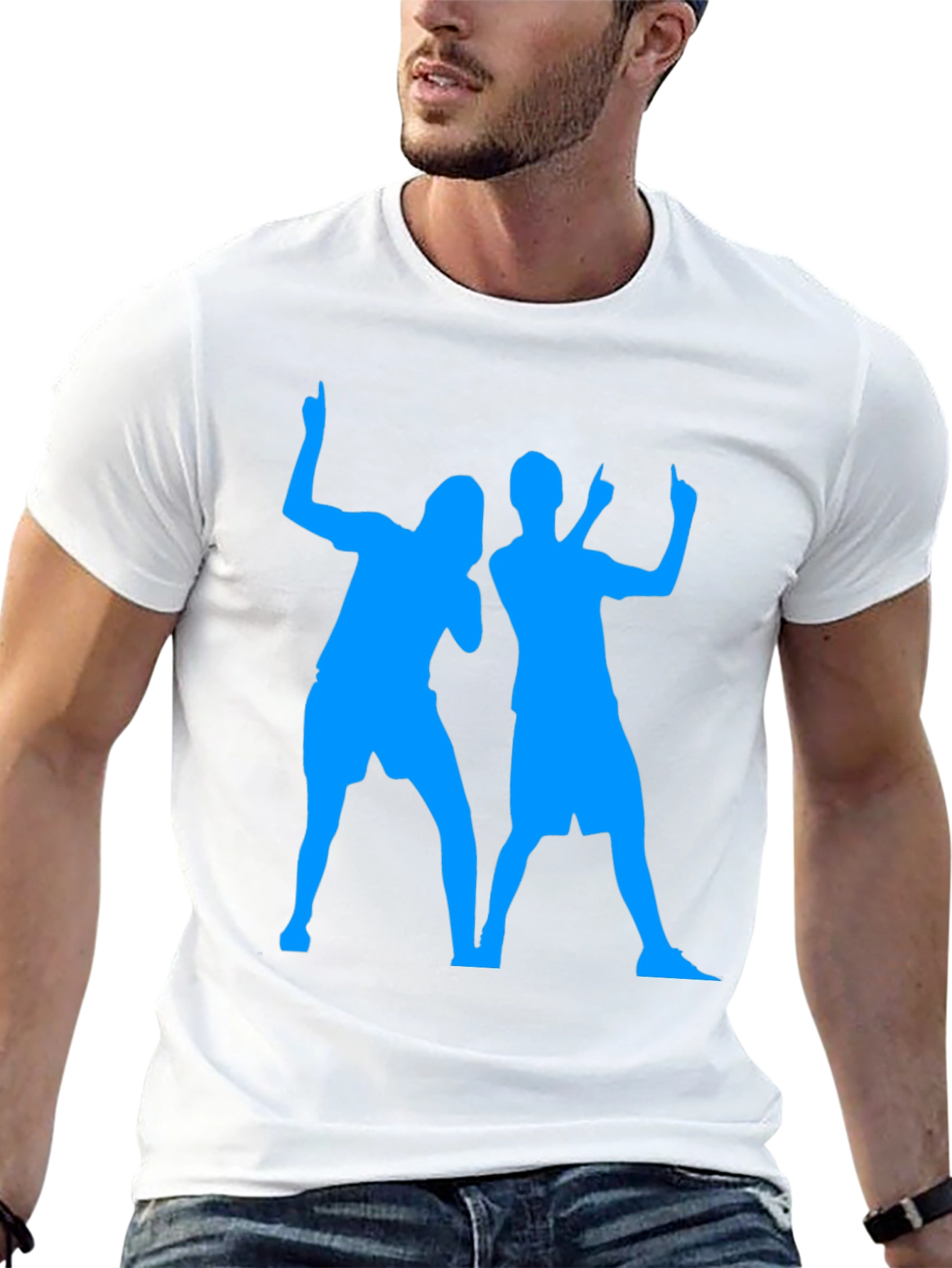 Cool Graphic Tee - Dancing Duo