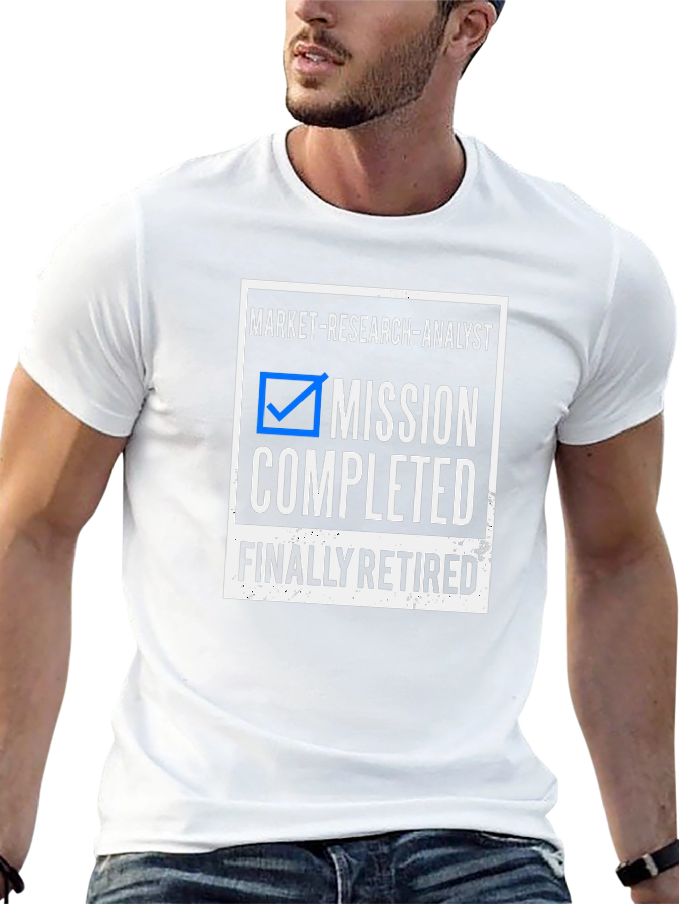 Market Research Analyst Mission Completed Retired T-Shirt
