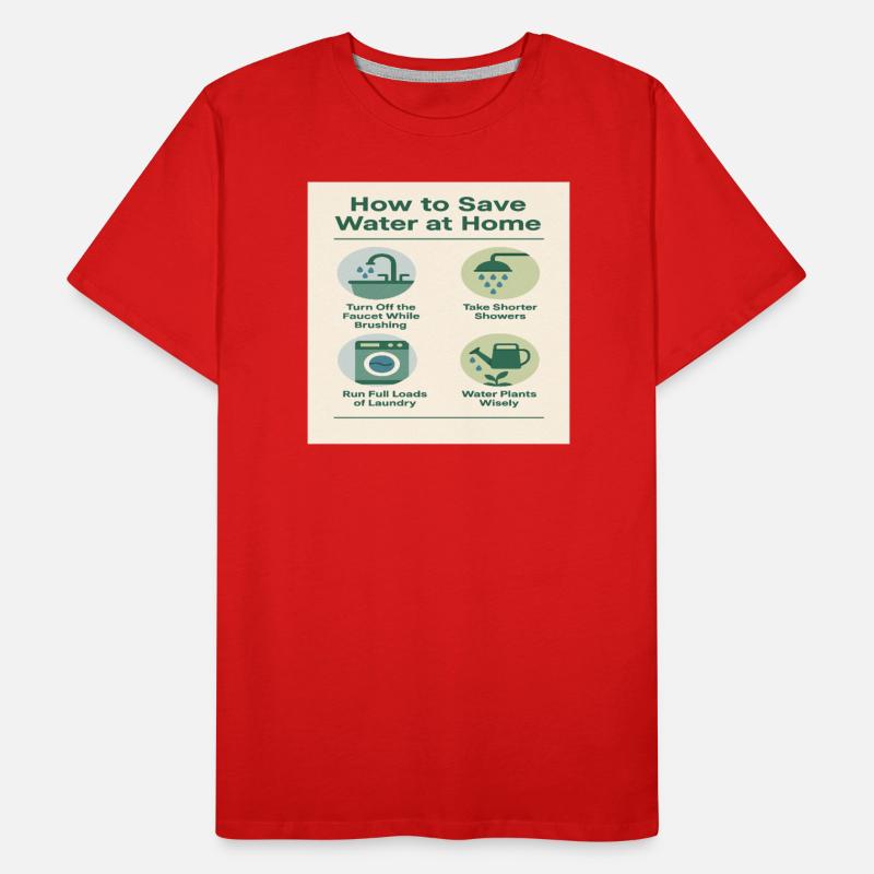 Water Conservation Tips Illustration