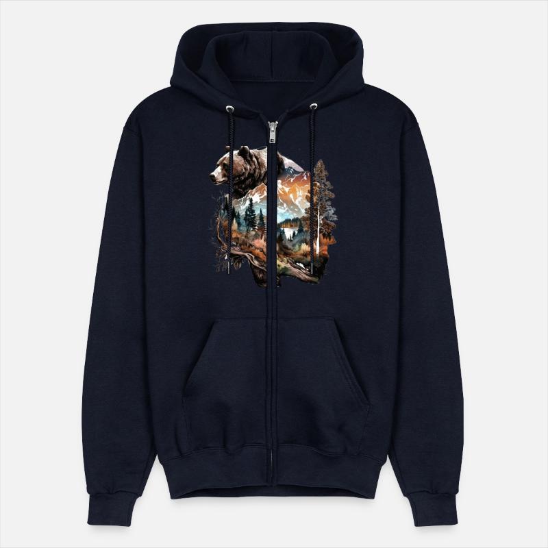 Wild Bear Watercolor Colorful Nature Outdoor 6