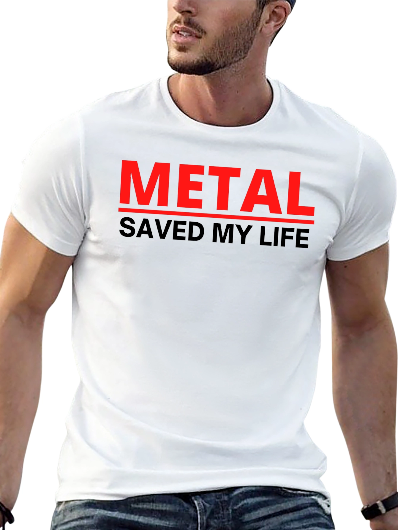 Metal Saved My Life Graphic Tee