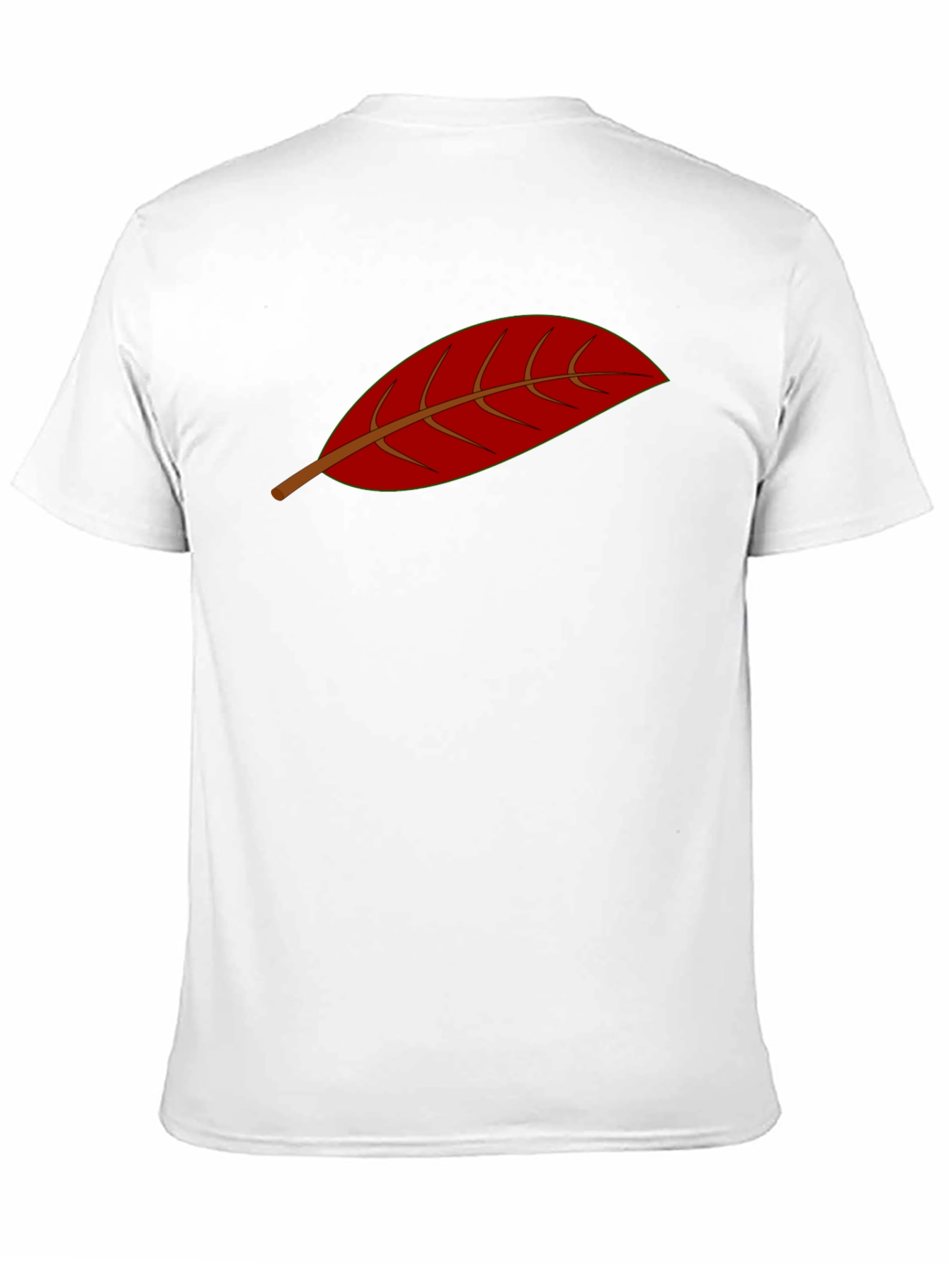 Red Leaf Graphic T-Shirt - Stylish Casual Wear