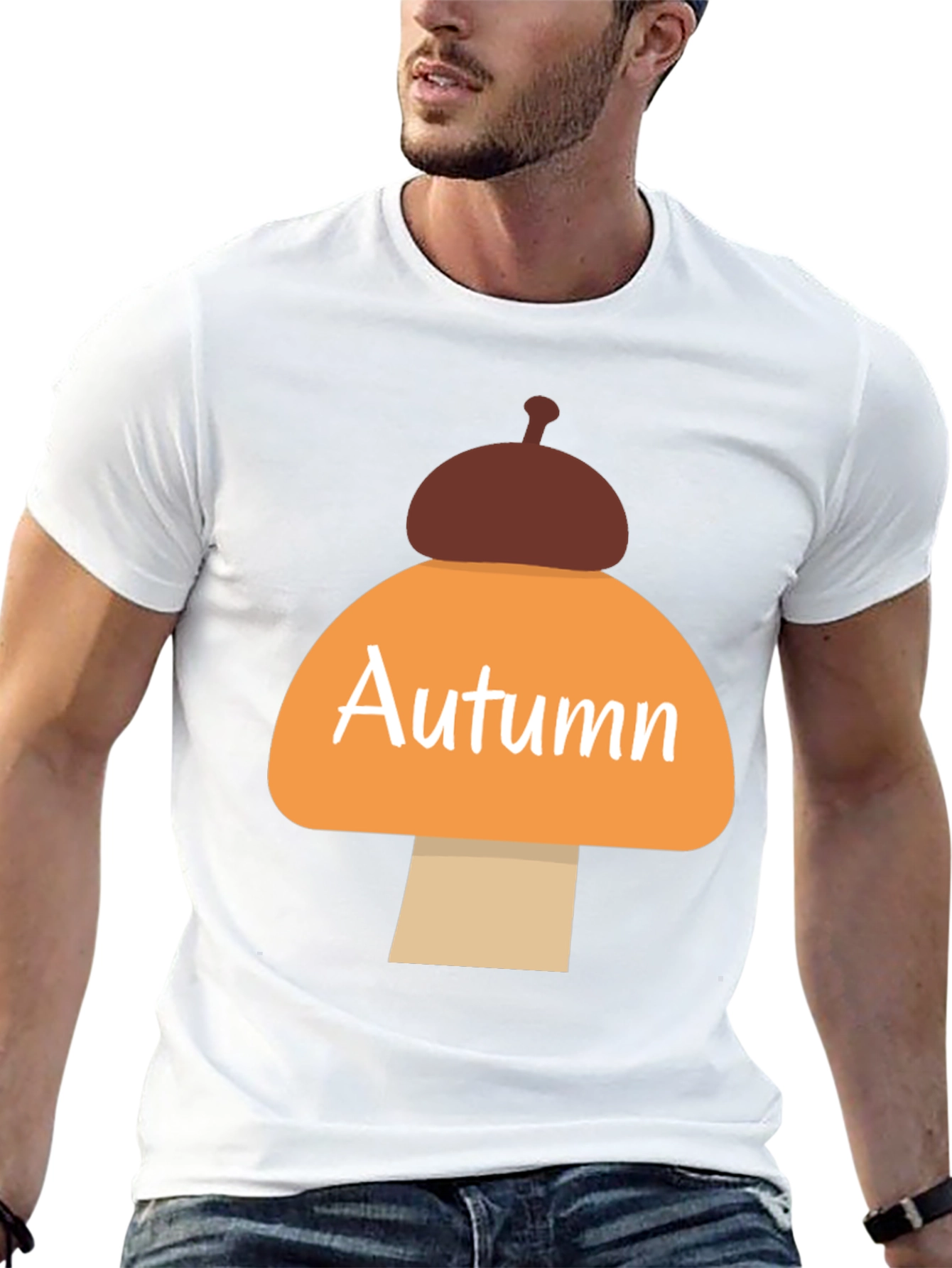 Autumn Mushroom T-Shirt - Seasonal Style