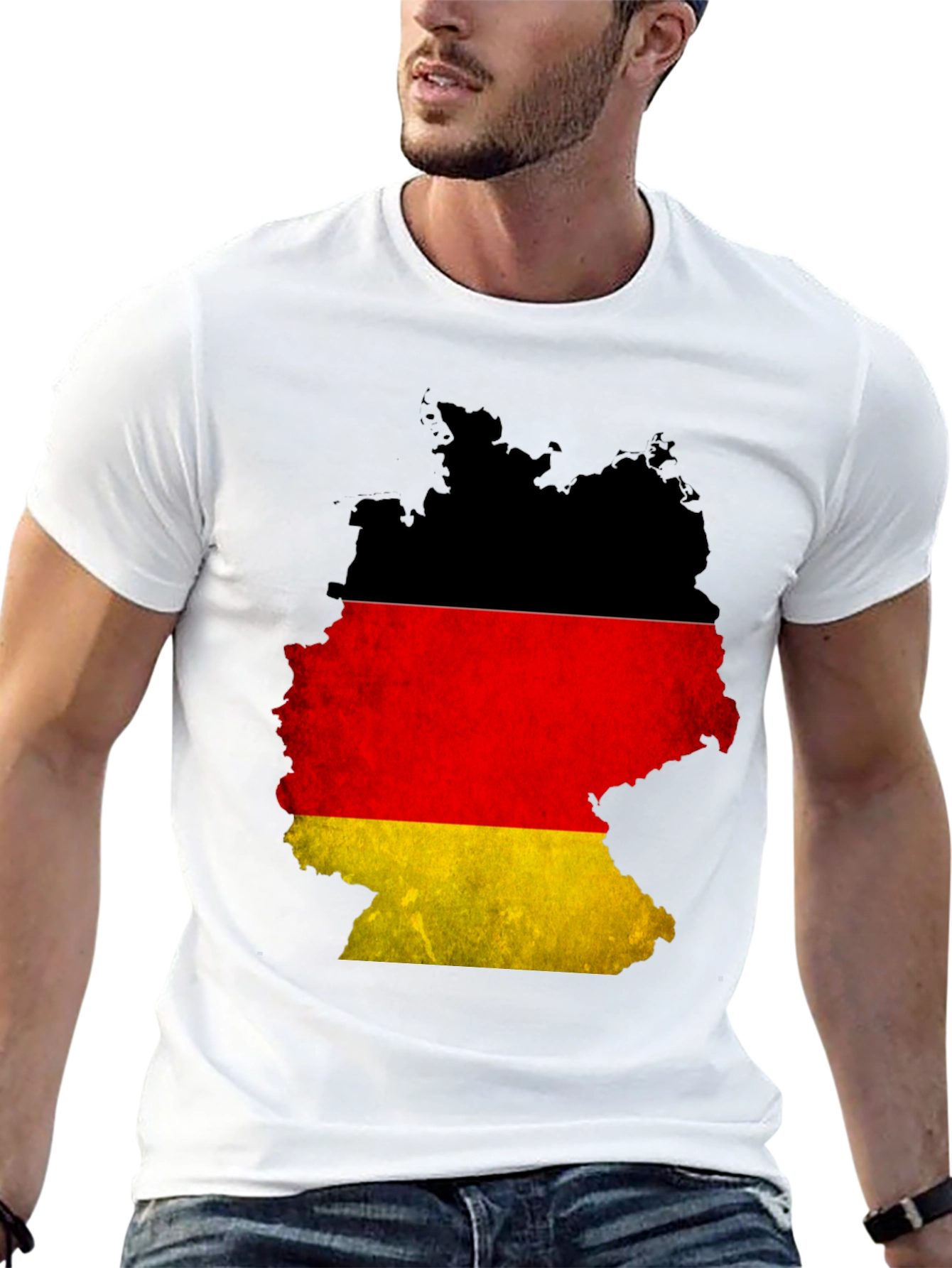 Germany Flag Map T-Shirt