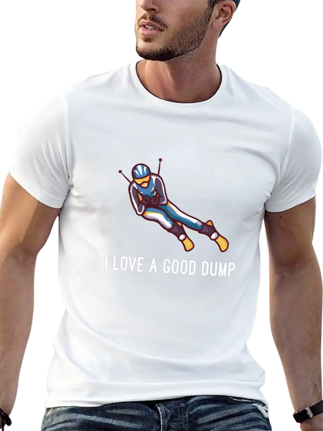 I Love A Good Dump Skiing T-Shirt
