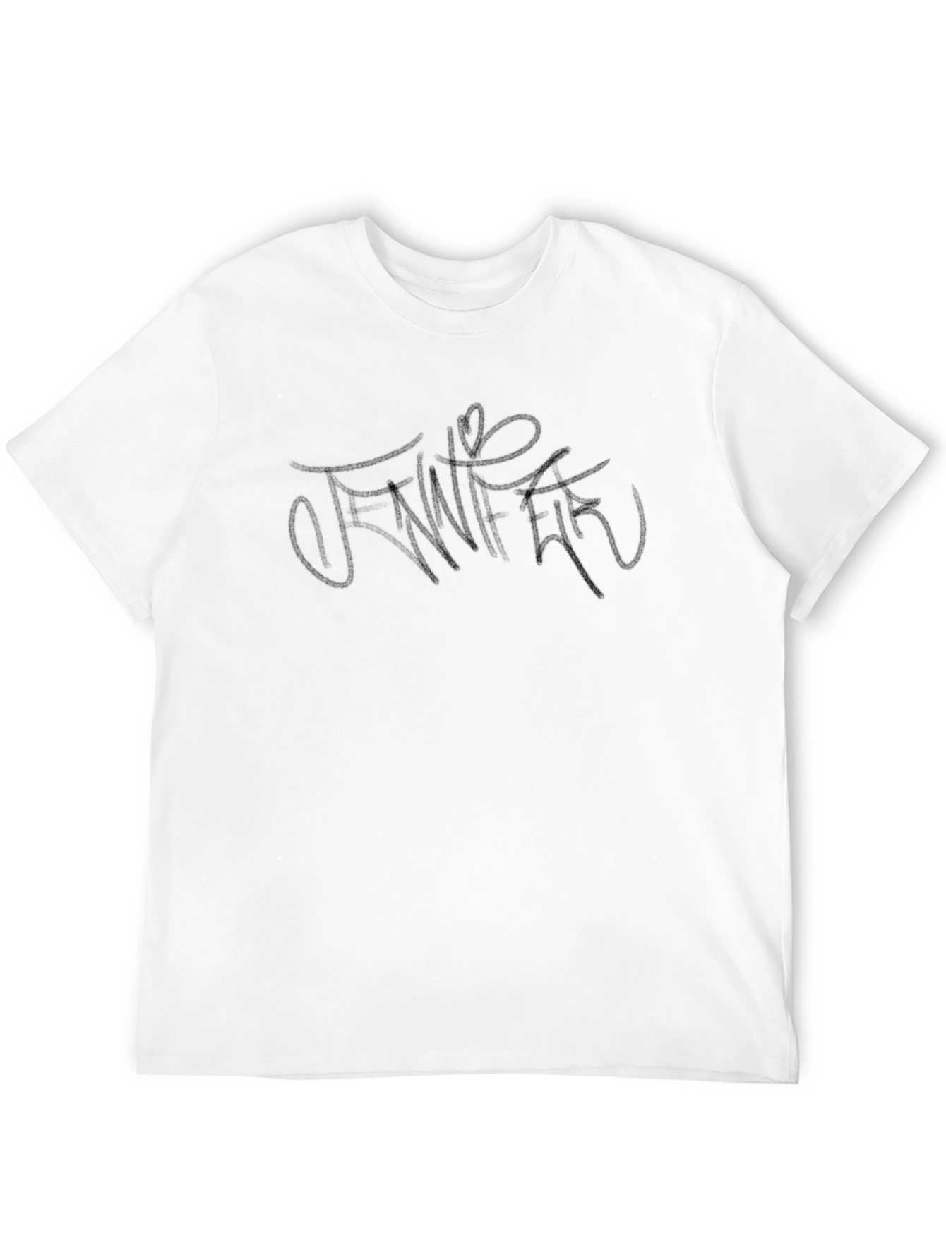Graffiti Style Black T-Shirt