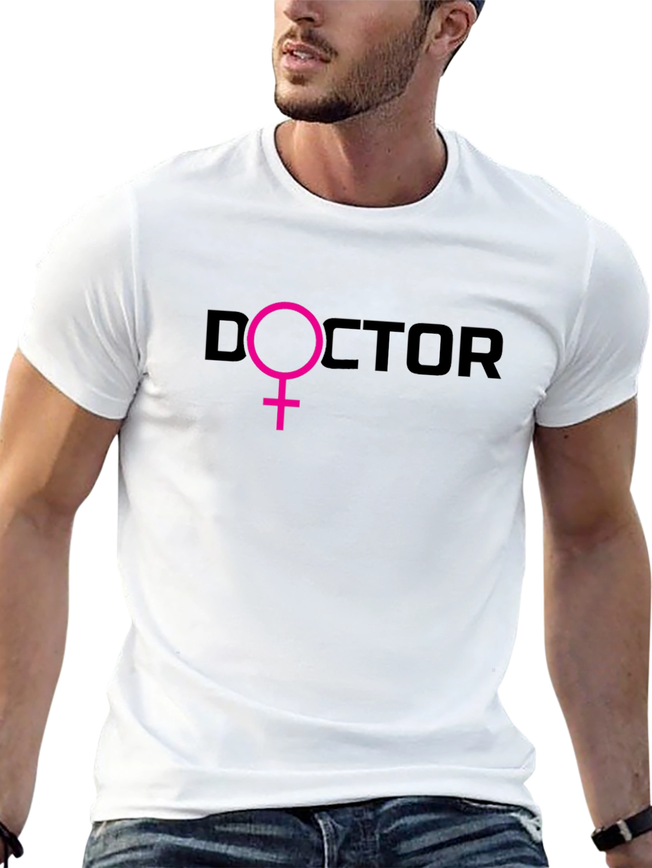 Feminist Doctor T-Shirt - Black Cotton Tee