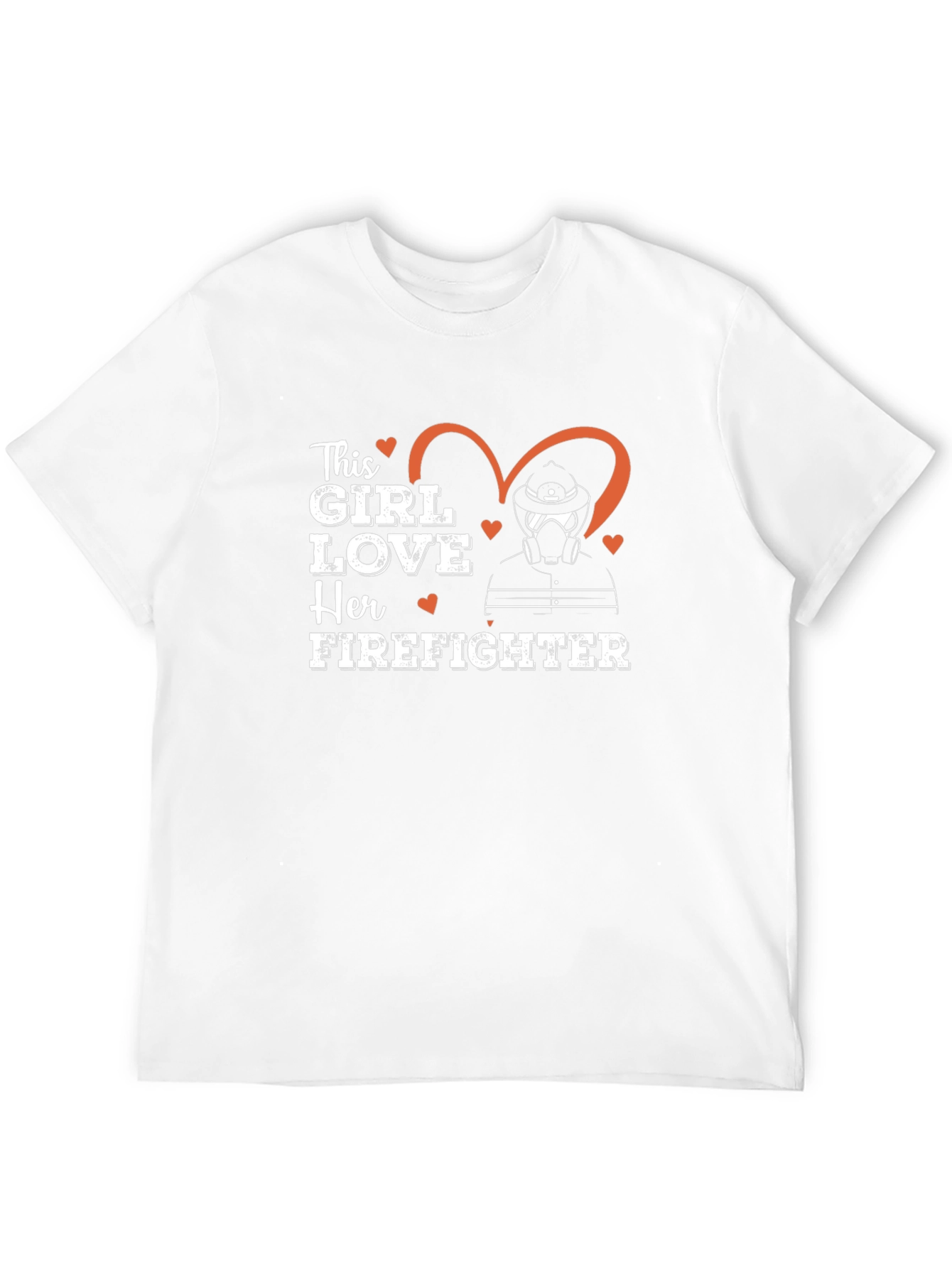 Firefighter Love T-Shirt - Gift for Her