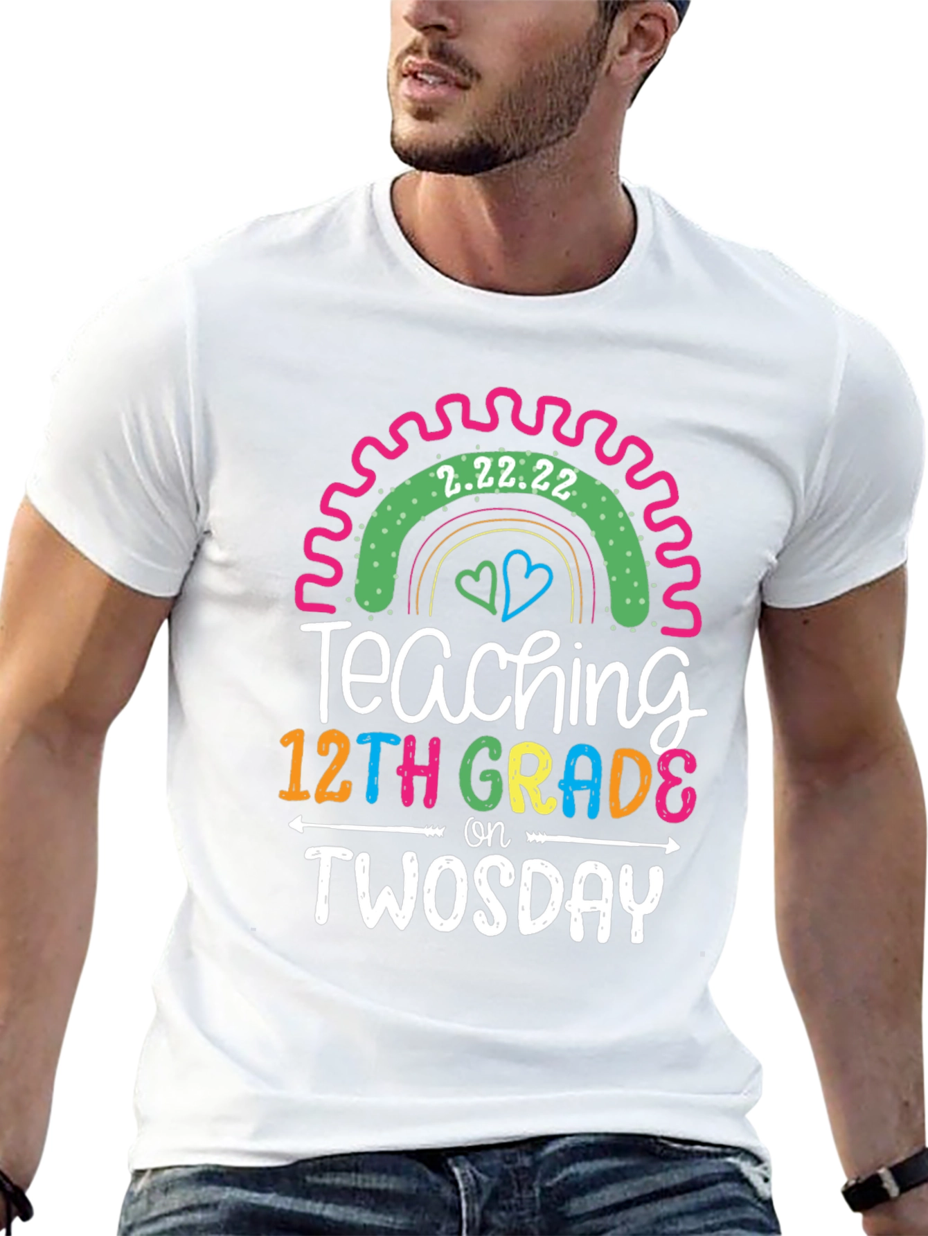 Teaching 12th Grade on Twosday Tee