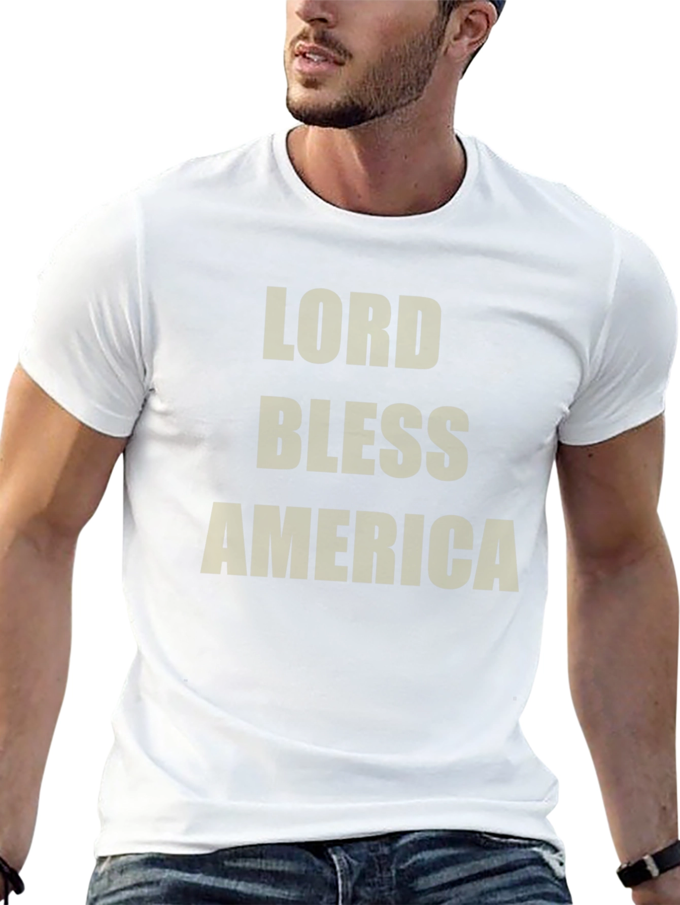 Lord Bless America Graphic Tee - Patriotic T-Shirt