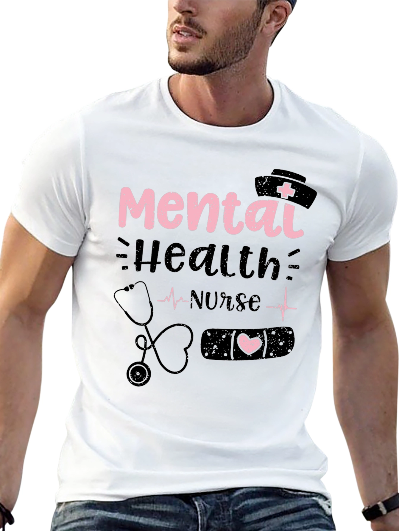 Mental Health Nurse T-Shirt - Stylish Graphic Tee