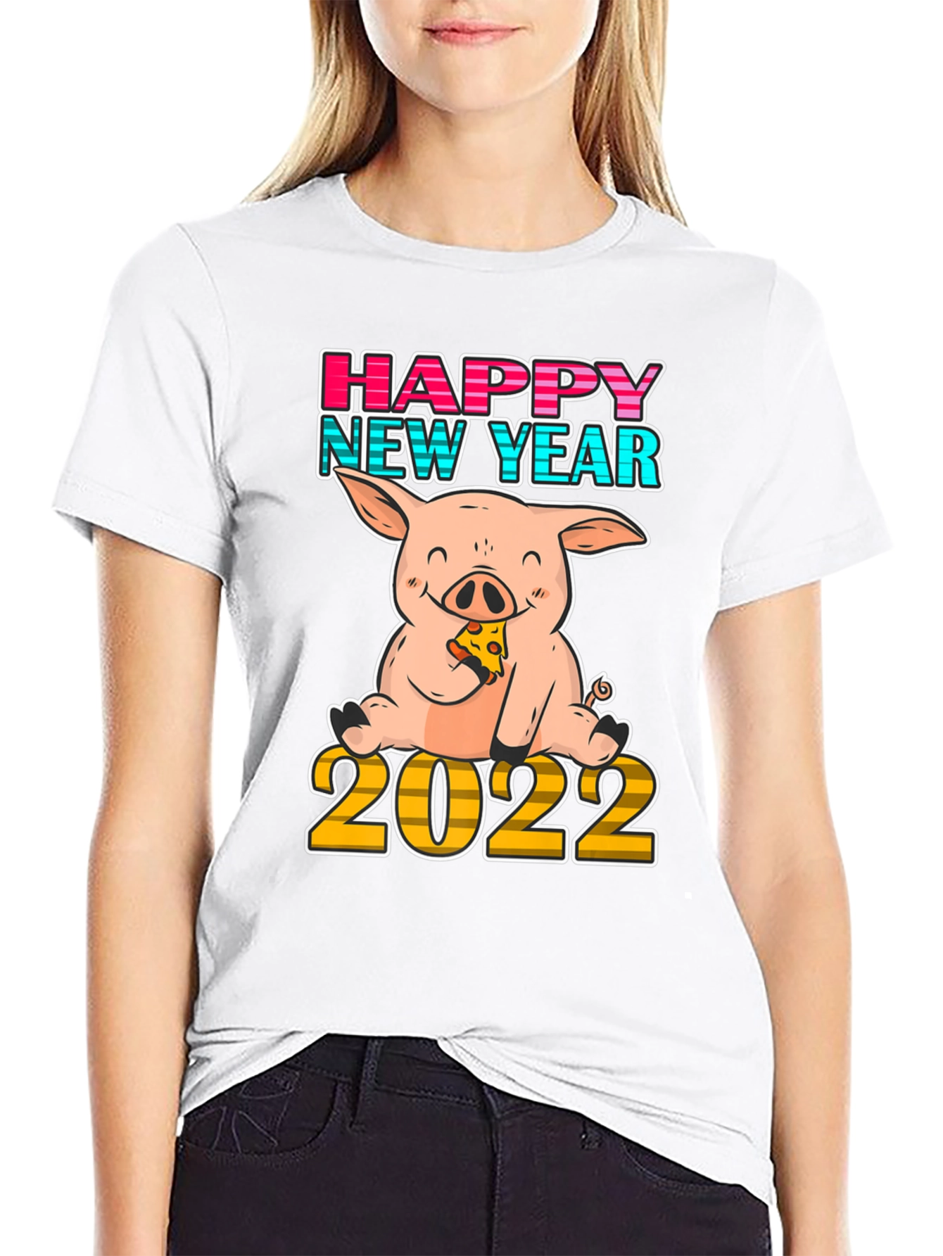 Happy New Year 2022 Pig T-Shirt