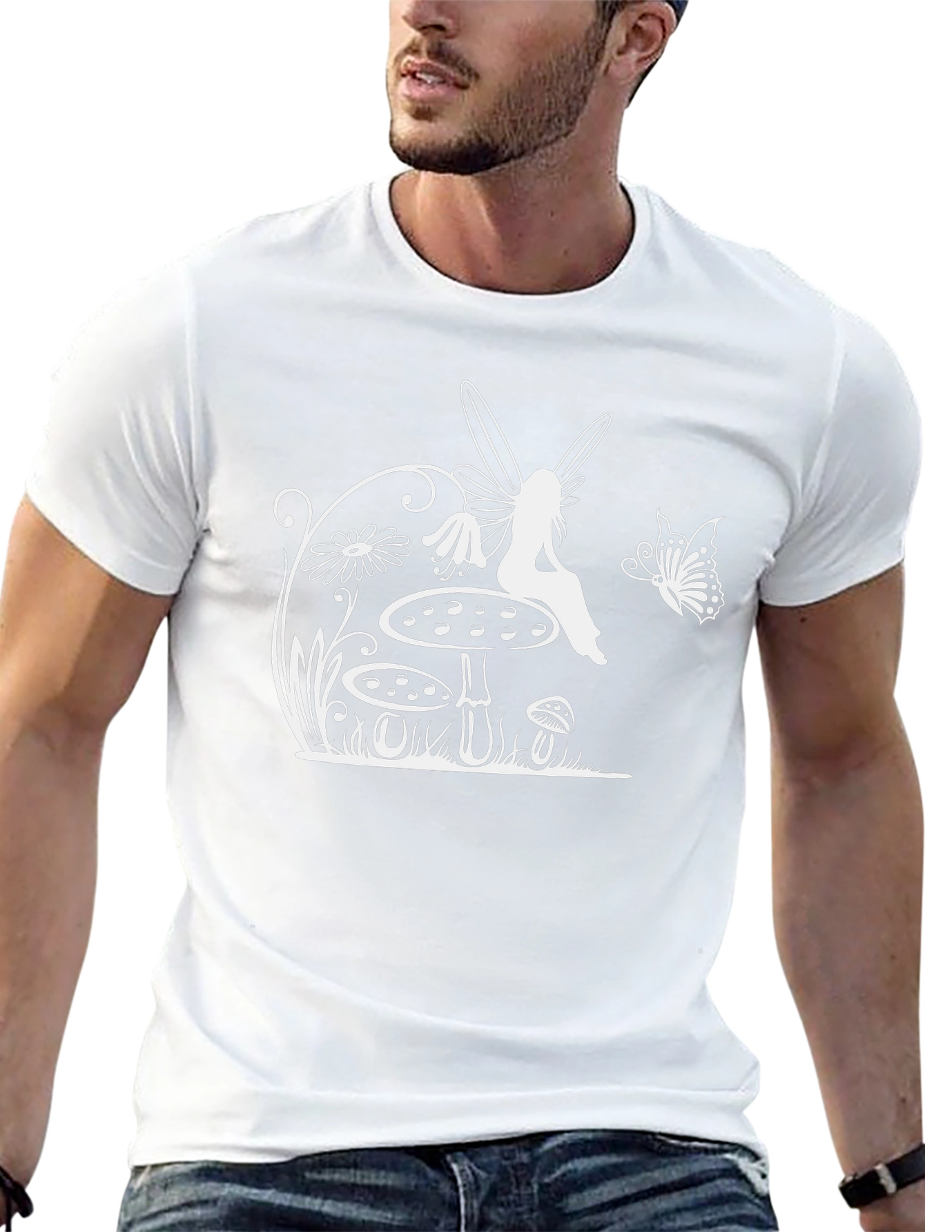Fairy Mushroom Graphic Tee