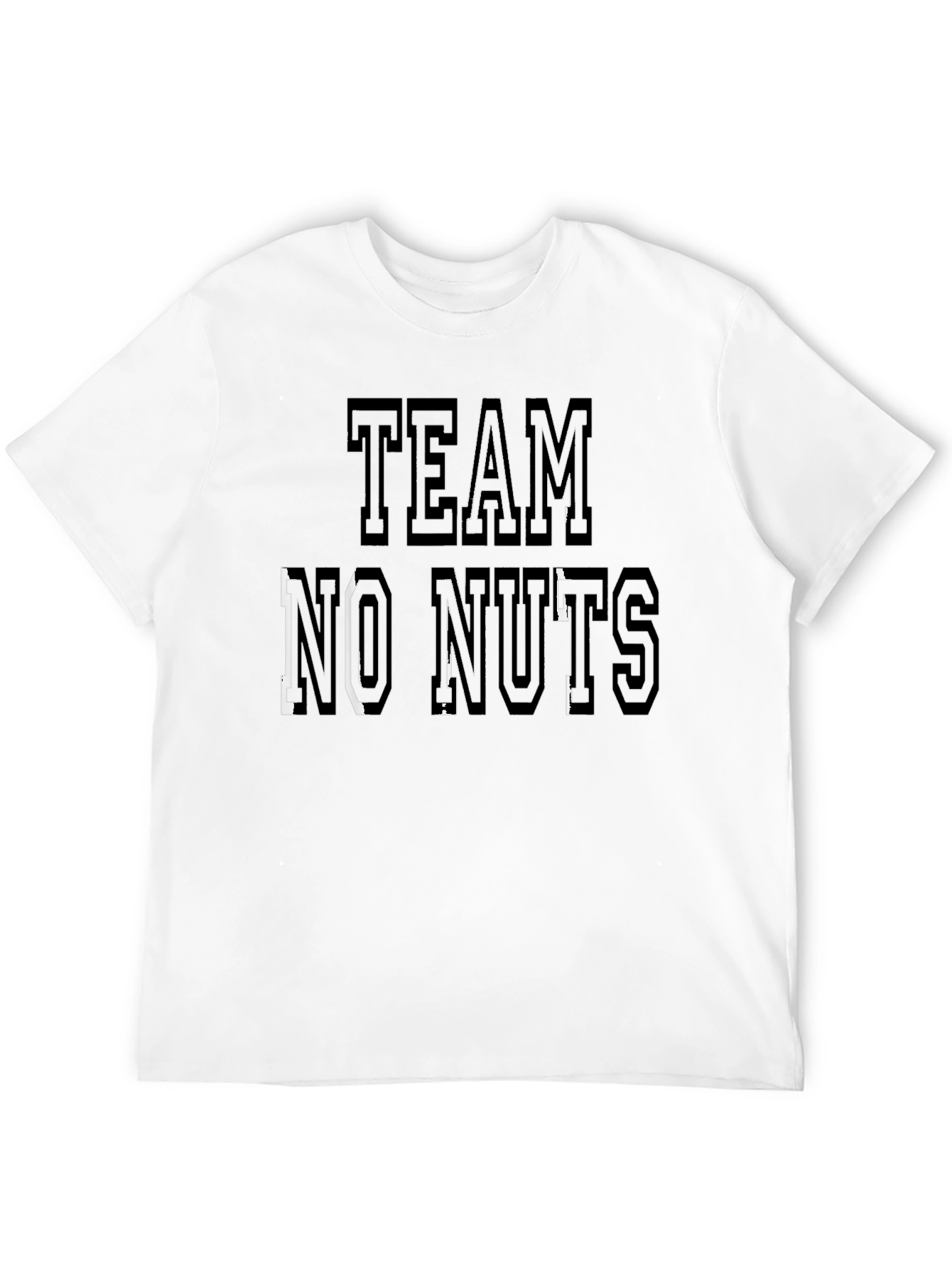 Team No Nuts Black Graphic Tee