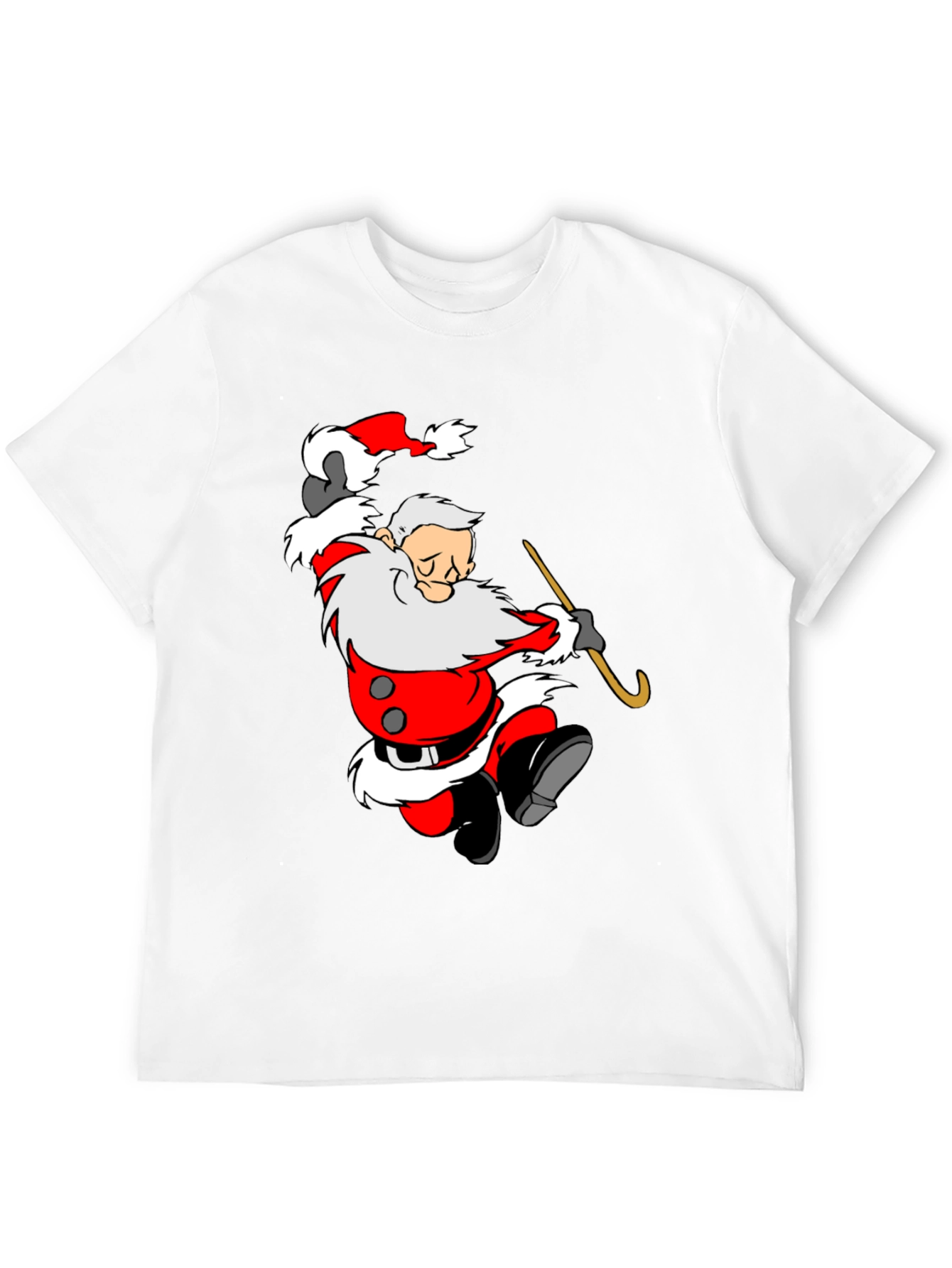 Funny Santa Graphic Tee - Holiday Cheer T-Shirt